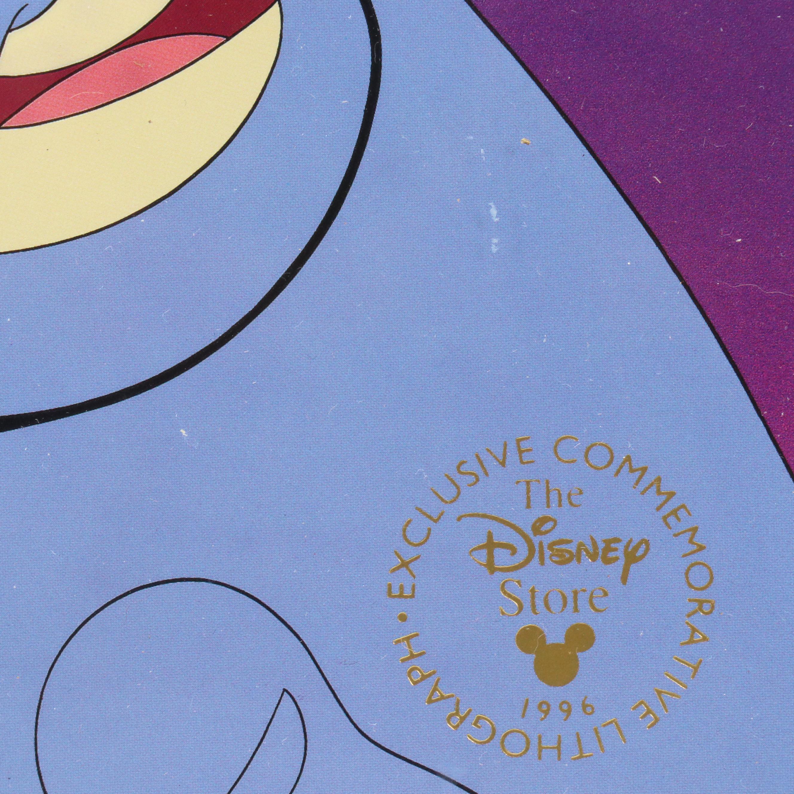 The Disney Store Commemorative Offset Lithograph of "Aladdin," 1996