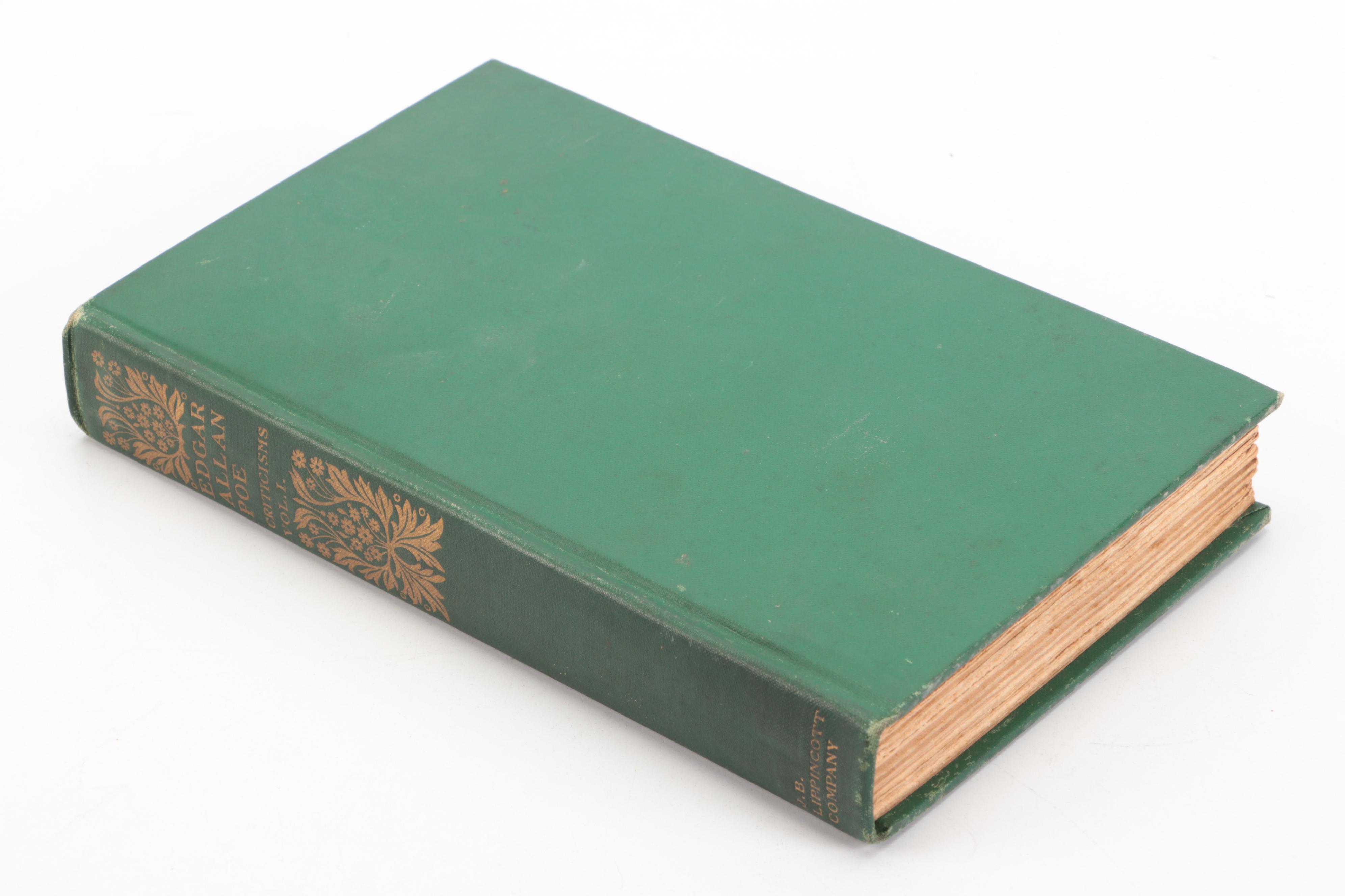 Illustrated "The Works of Edgar Allan Poe" Partial Set, Early 20th Century