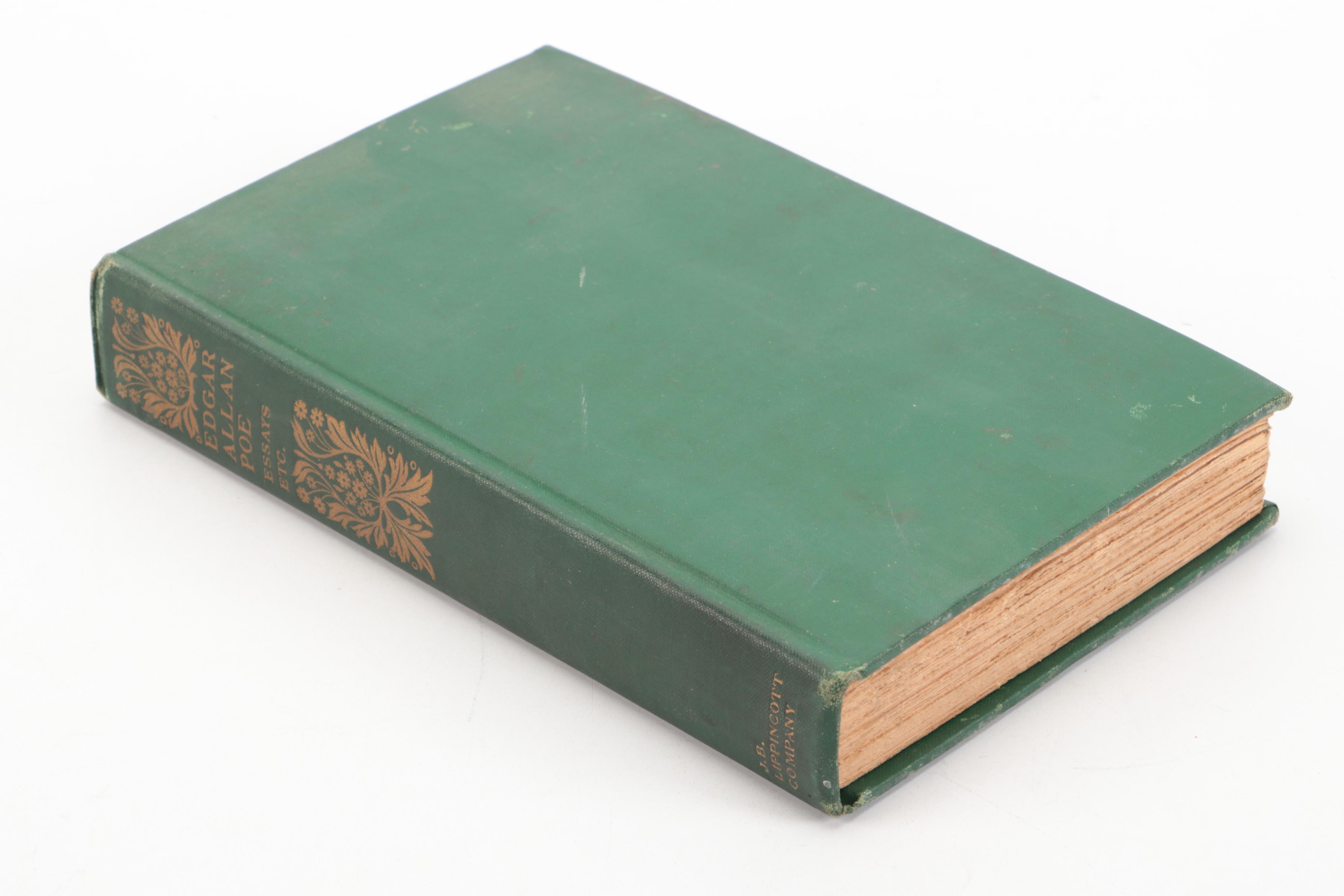 Illustrated "The Works of Edgar Allan Poe" Partial Set, Early 20th Century