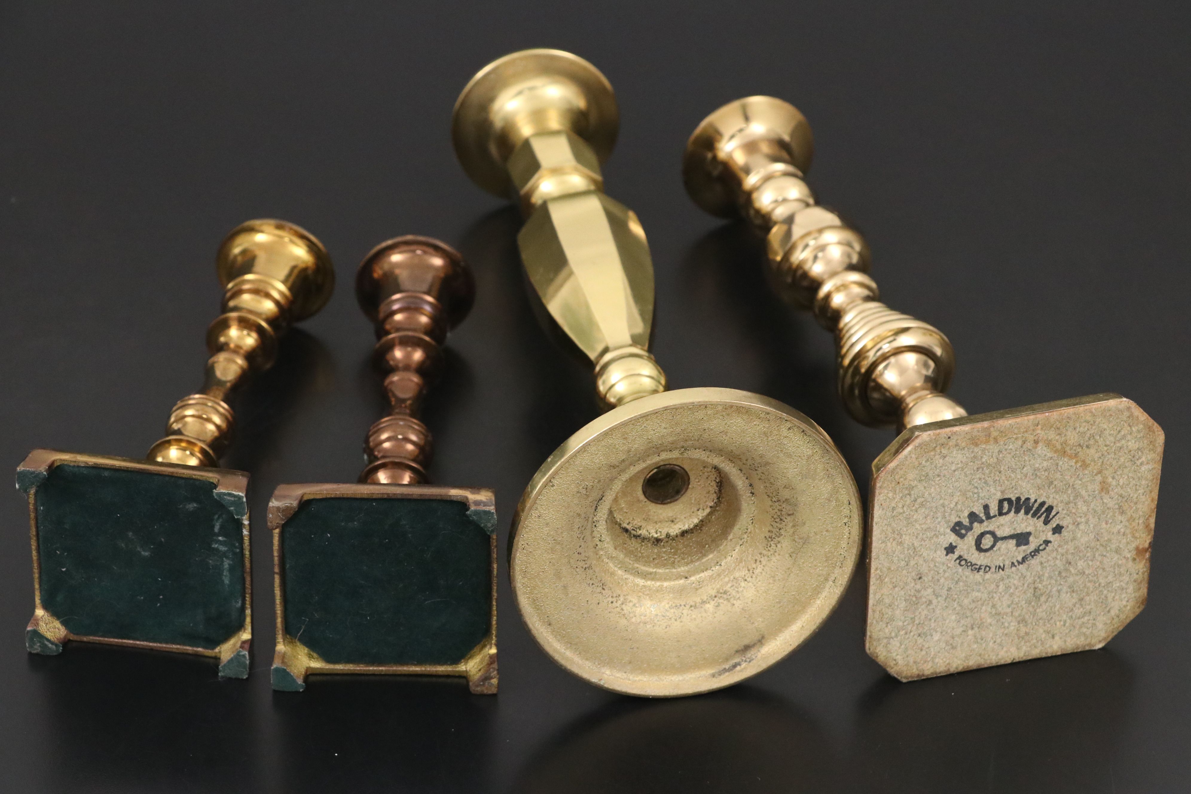 Baldwin and More Brass Candle Holders
