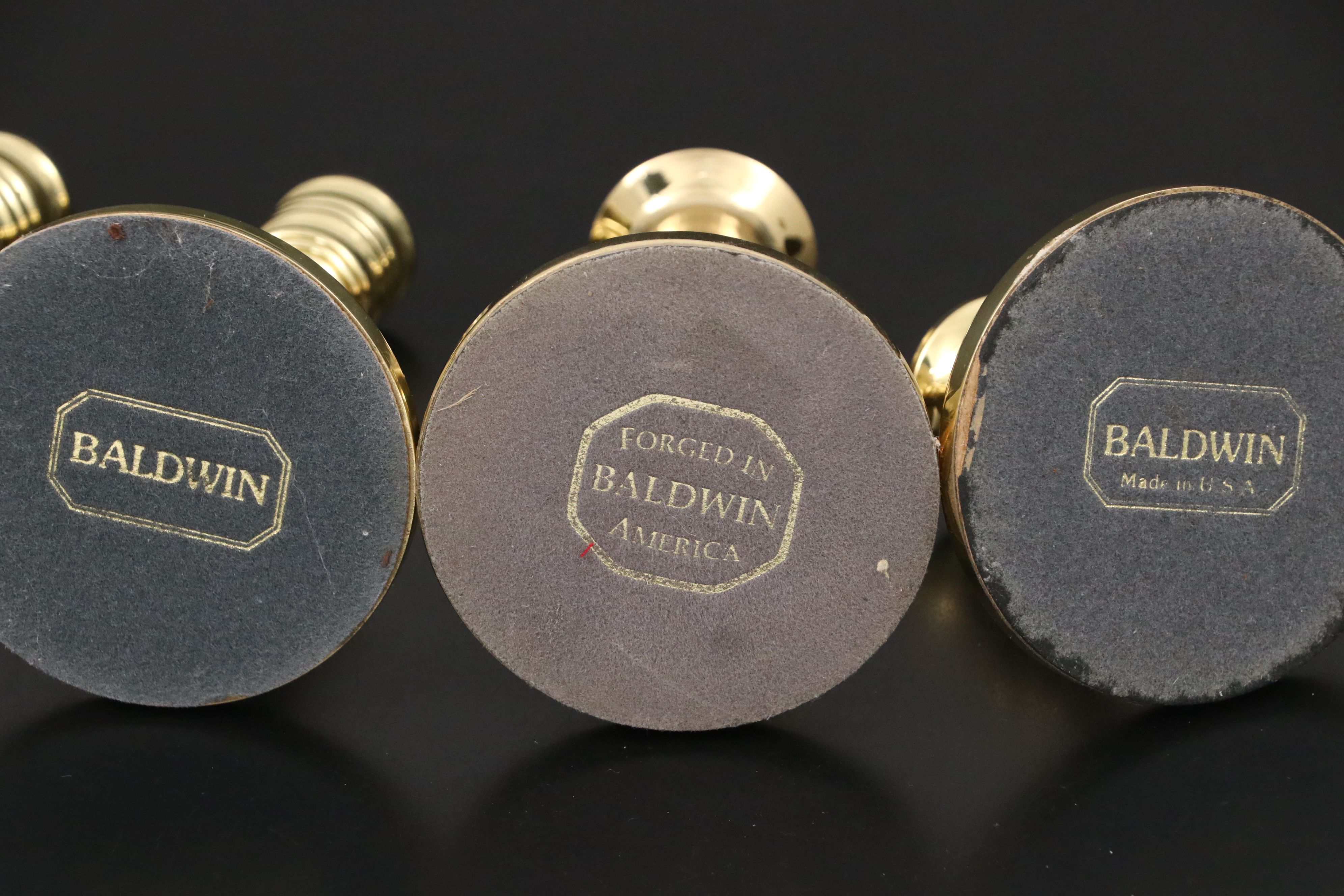 Baldwin and More Brass Candle Holders