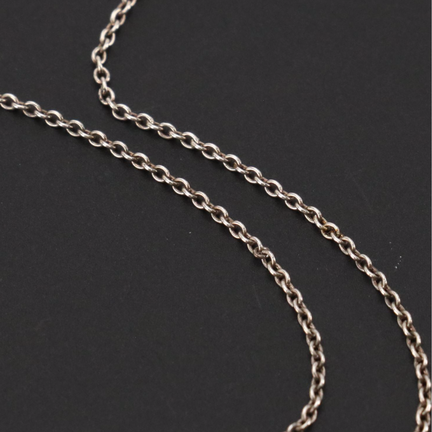 Elsa Peretti for Tiffany & Co. Sterling Open Teardrop Pendant Necklace