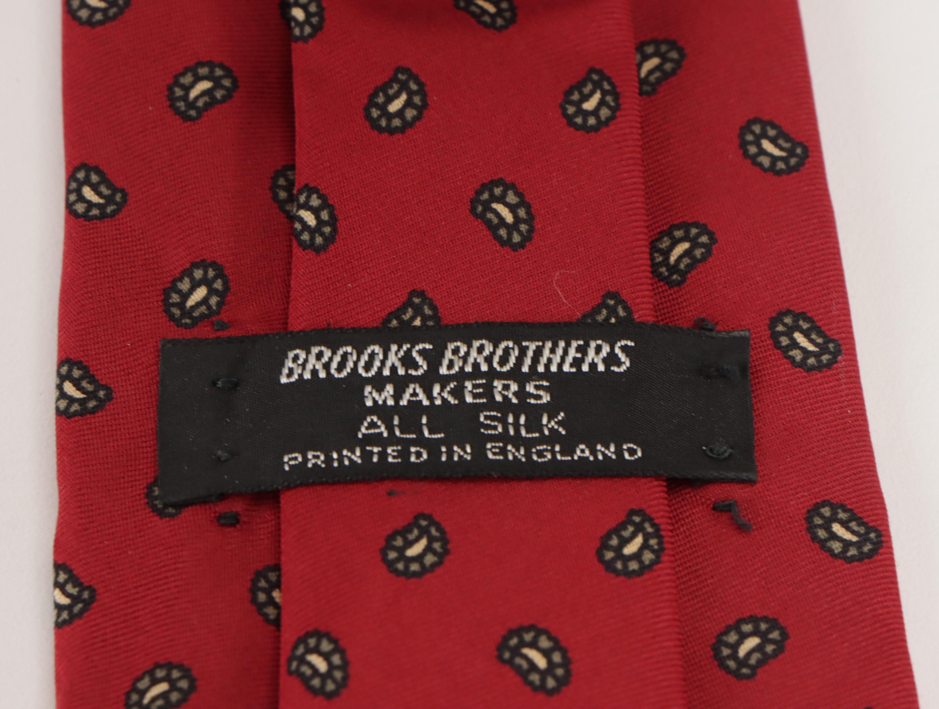 Vintage Patterned Silk and Wool Neckties Featuring Saks Fifth Avenue