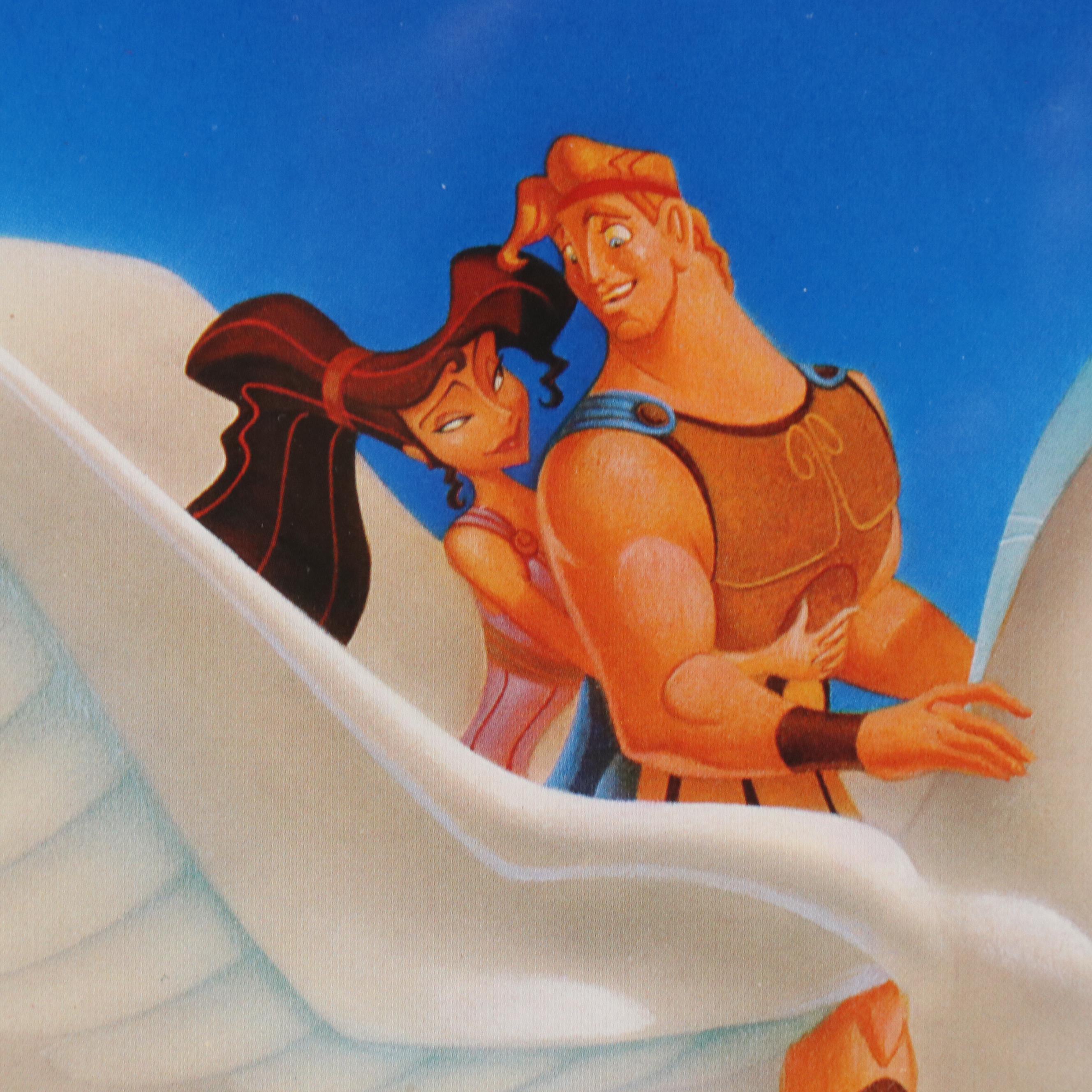 The Disney Store Commemorative Offset Lithograph of "Hercules," Late 20th C.