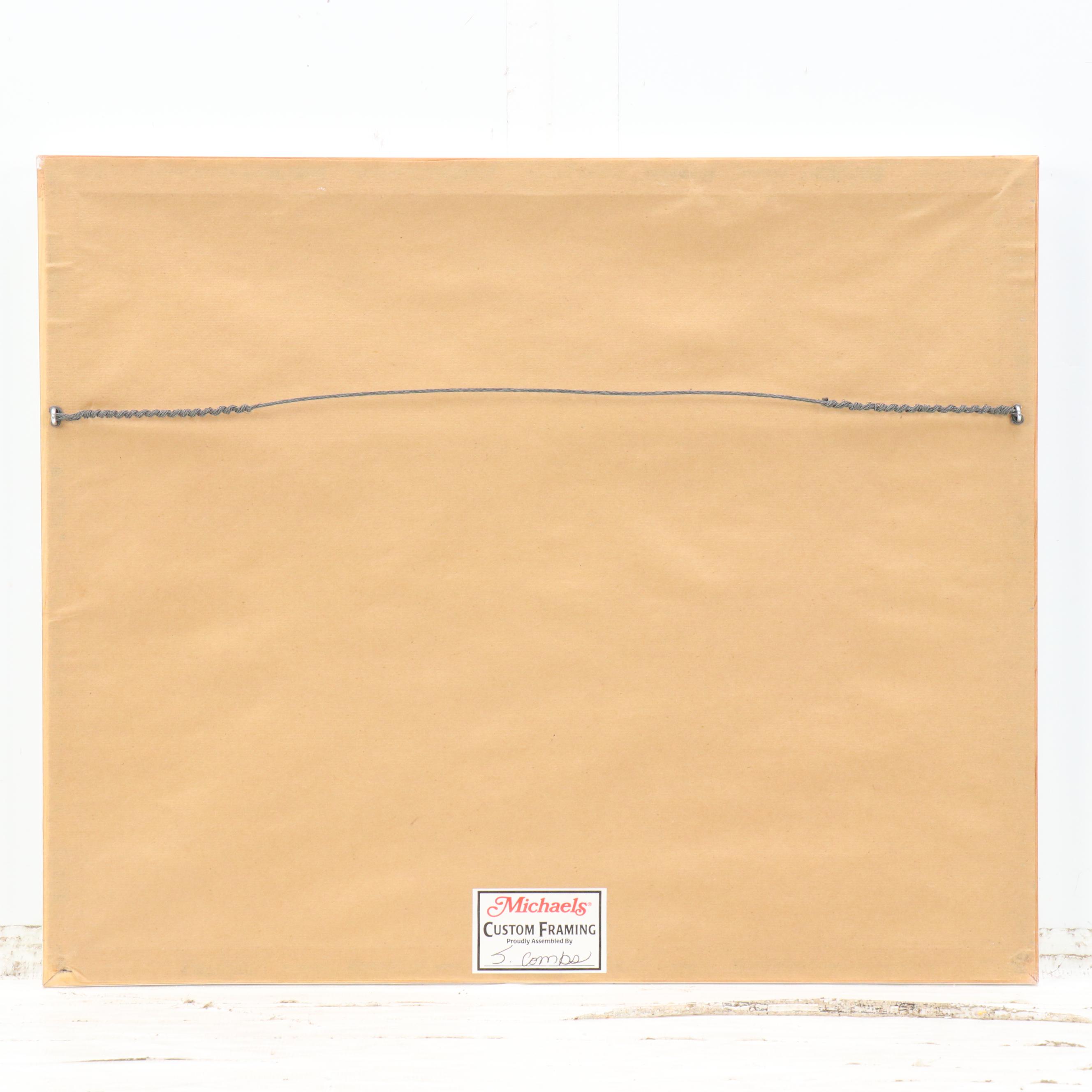 The Disney Store Commemorative Offset Lithograph of "Hercules," Late 20th C.