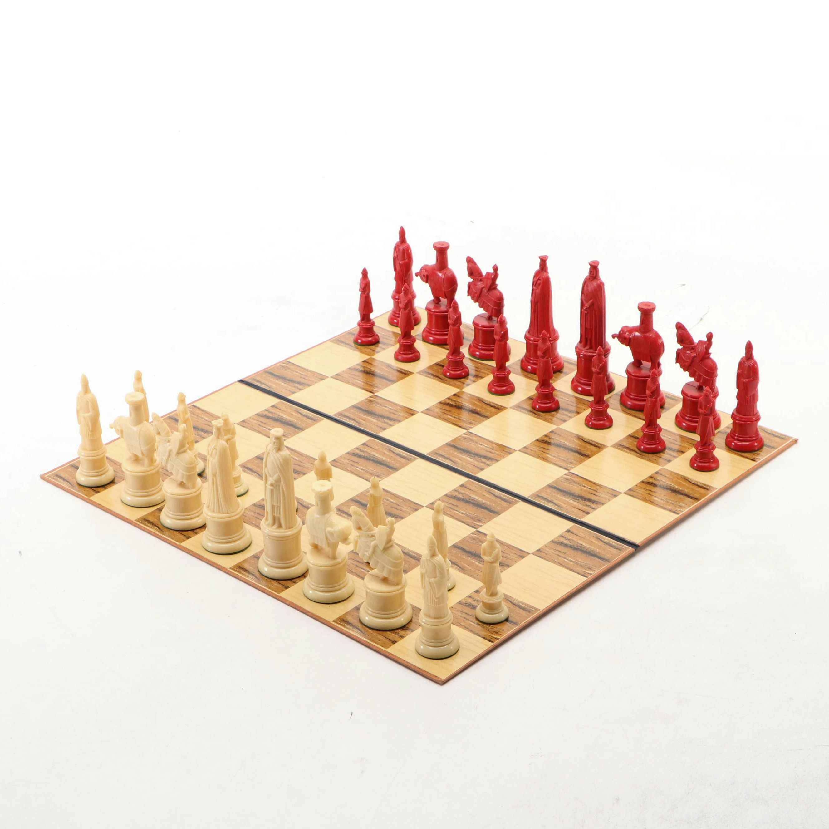 Kingsway Florentine "Century Figure" Chess Set, Mid-20th C.
