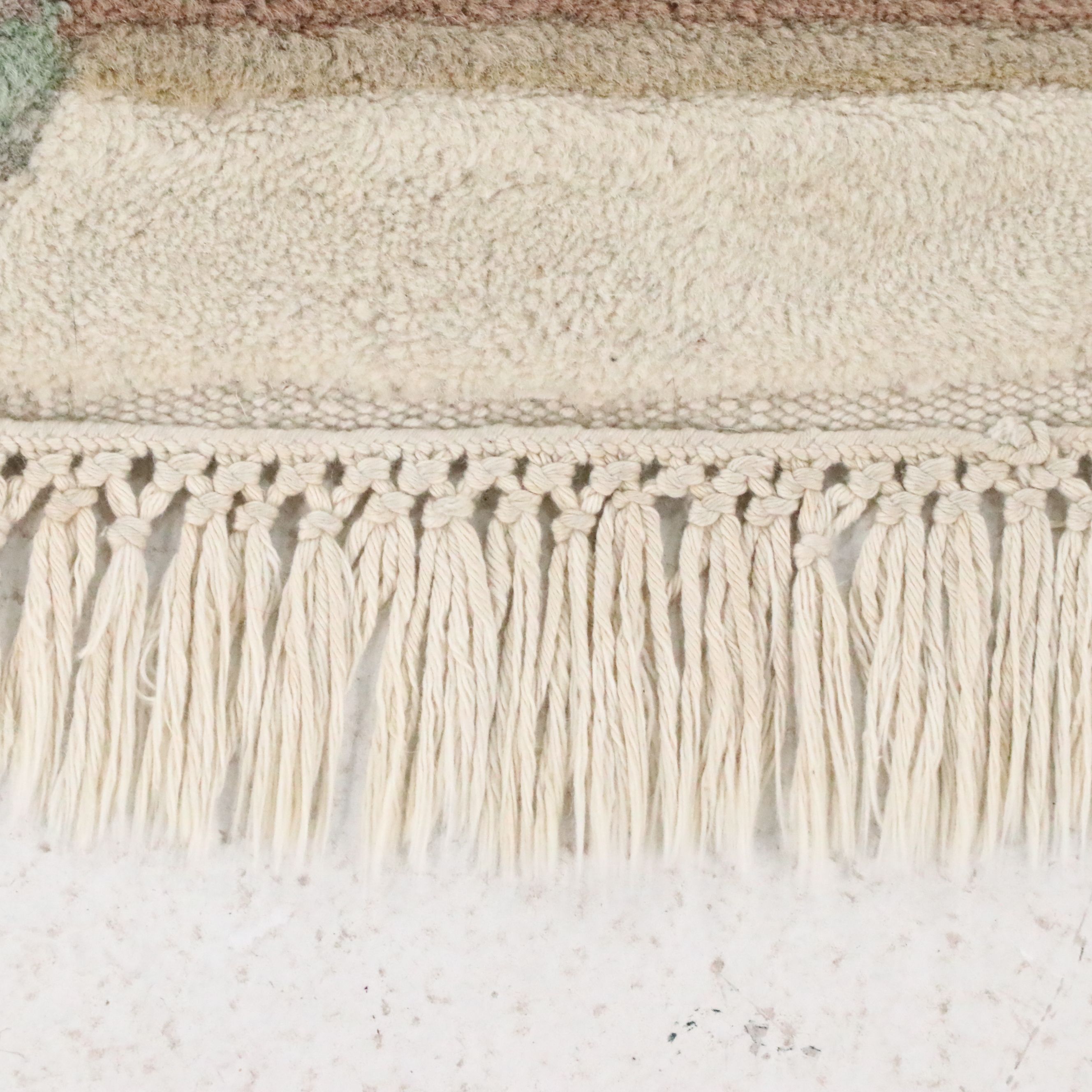 3'6 x 6' Hand-Knotted Surya Indo-French Aubusson Style Area Rug