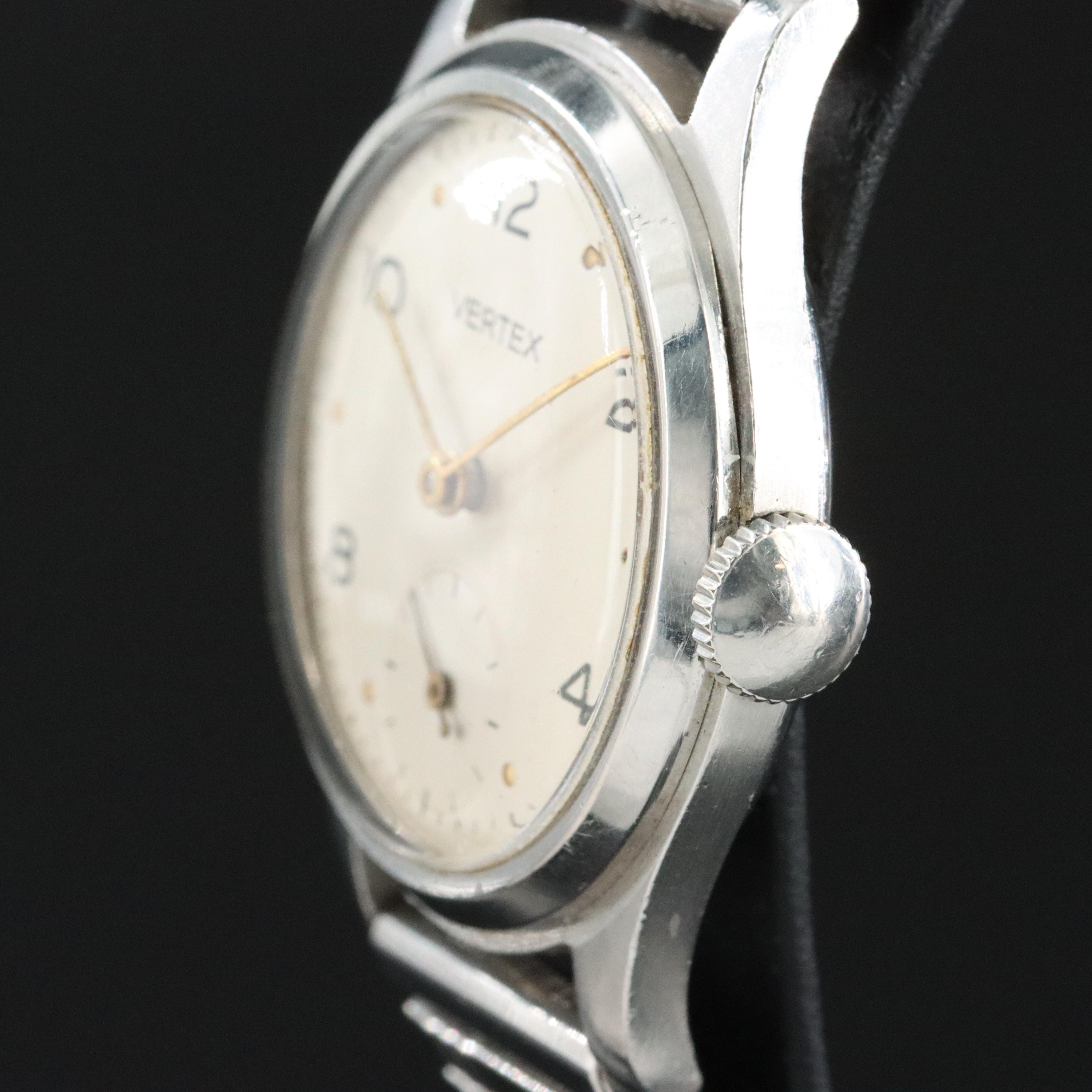 Vintage Vertex Steel Watch made in England