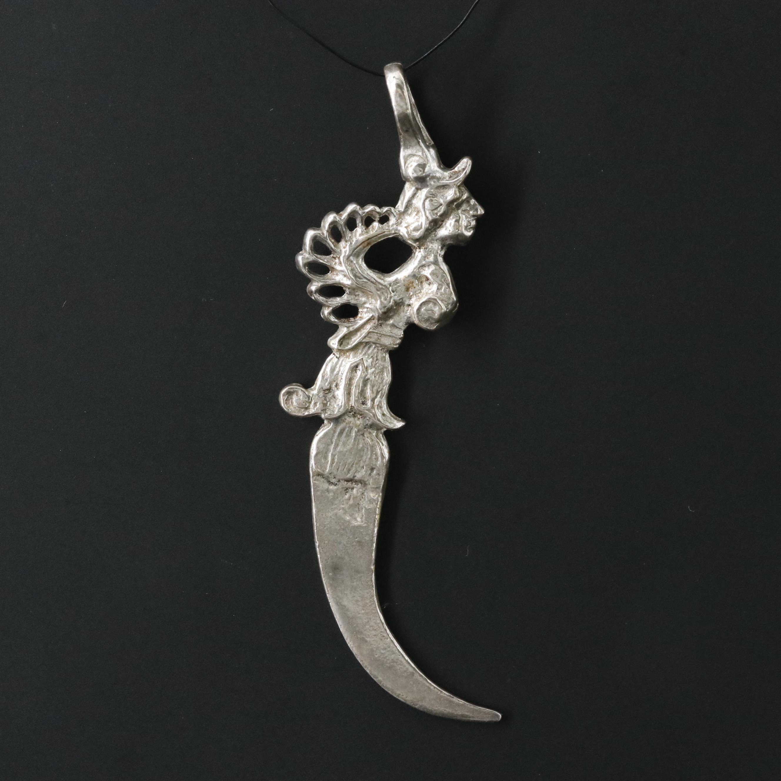 950 Silver "Atocha" Blade Pendant