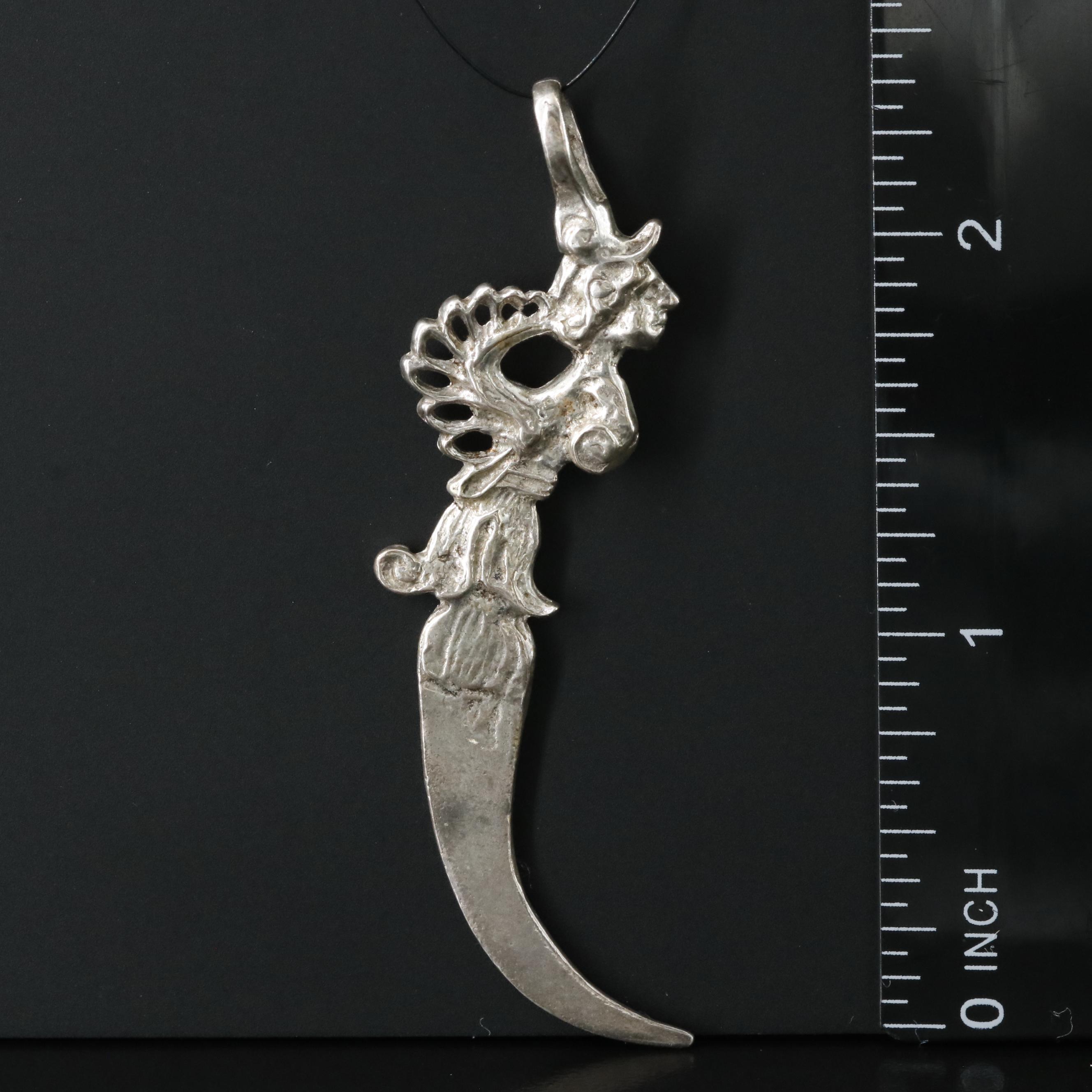 950 Silver "Atocha" Blade Pendant