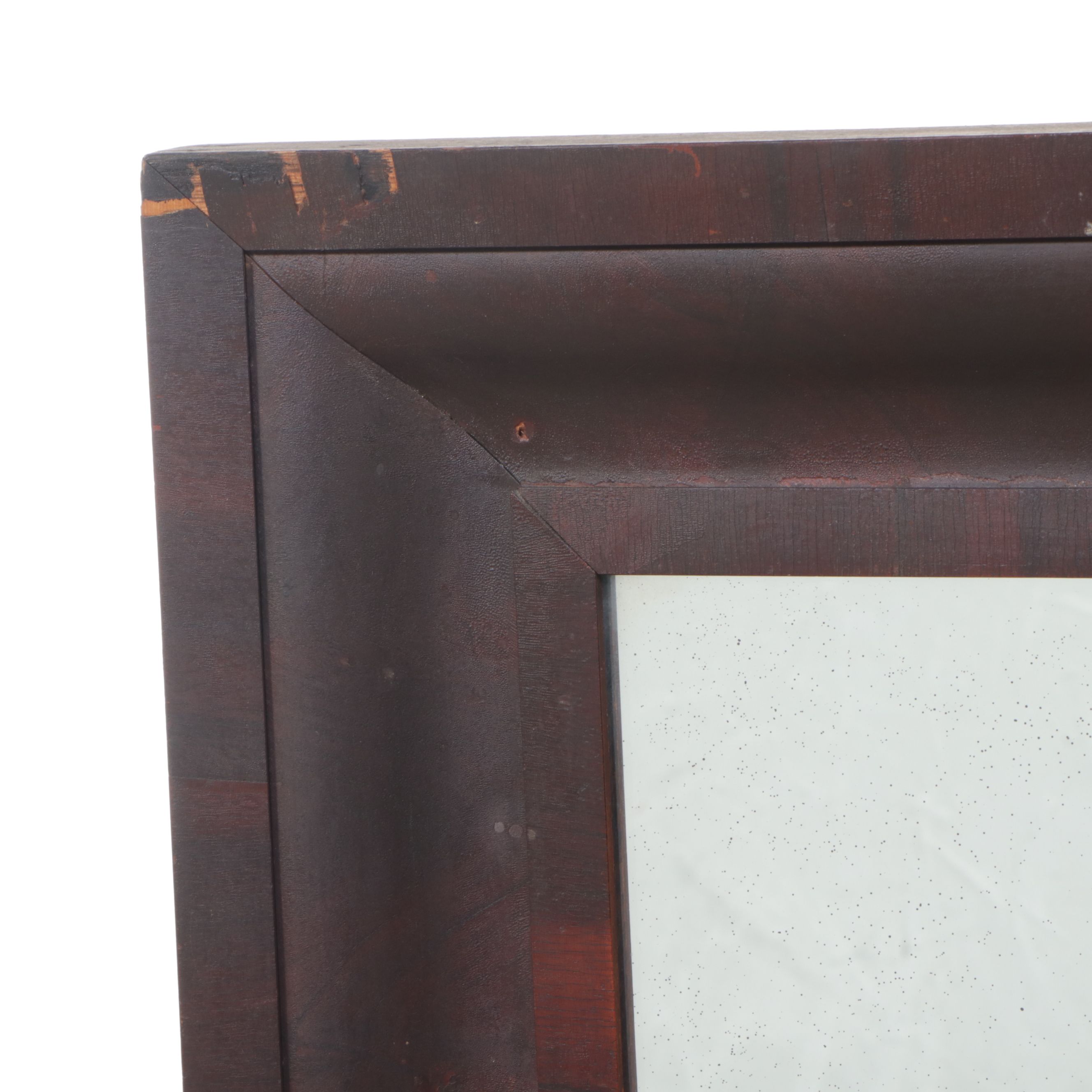 Mahogany Framed Wall Mirror, Early to Mid-20th Century