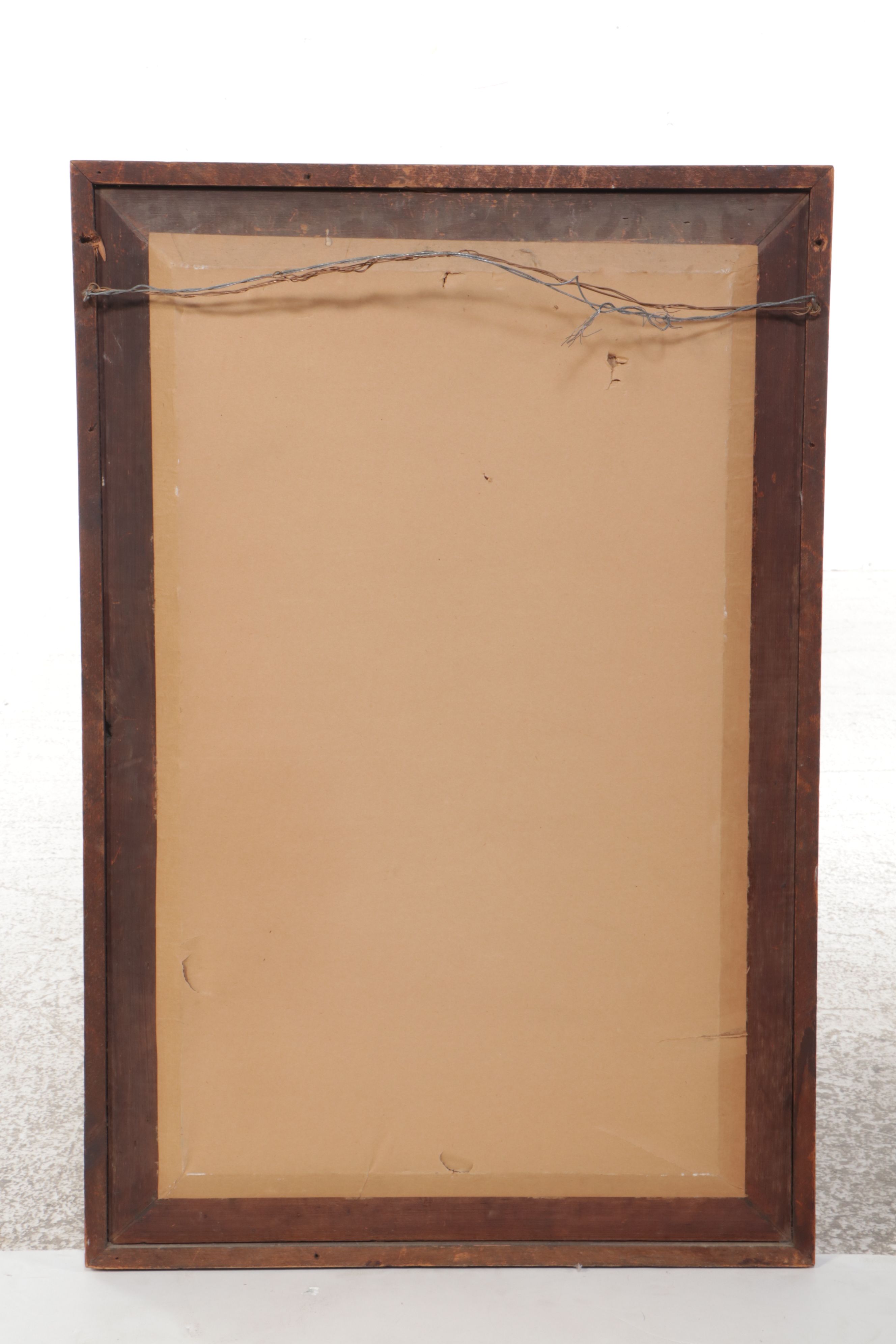 Mahogany Framed Wall Mirror, Early to Mid-20th Century