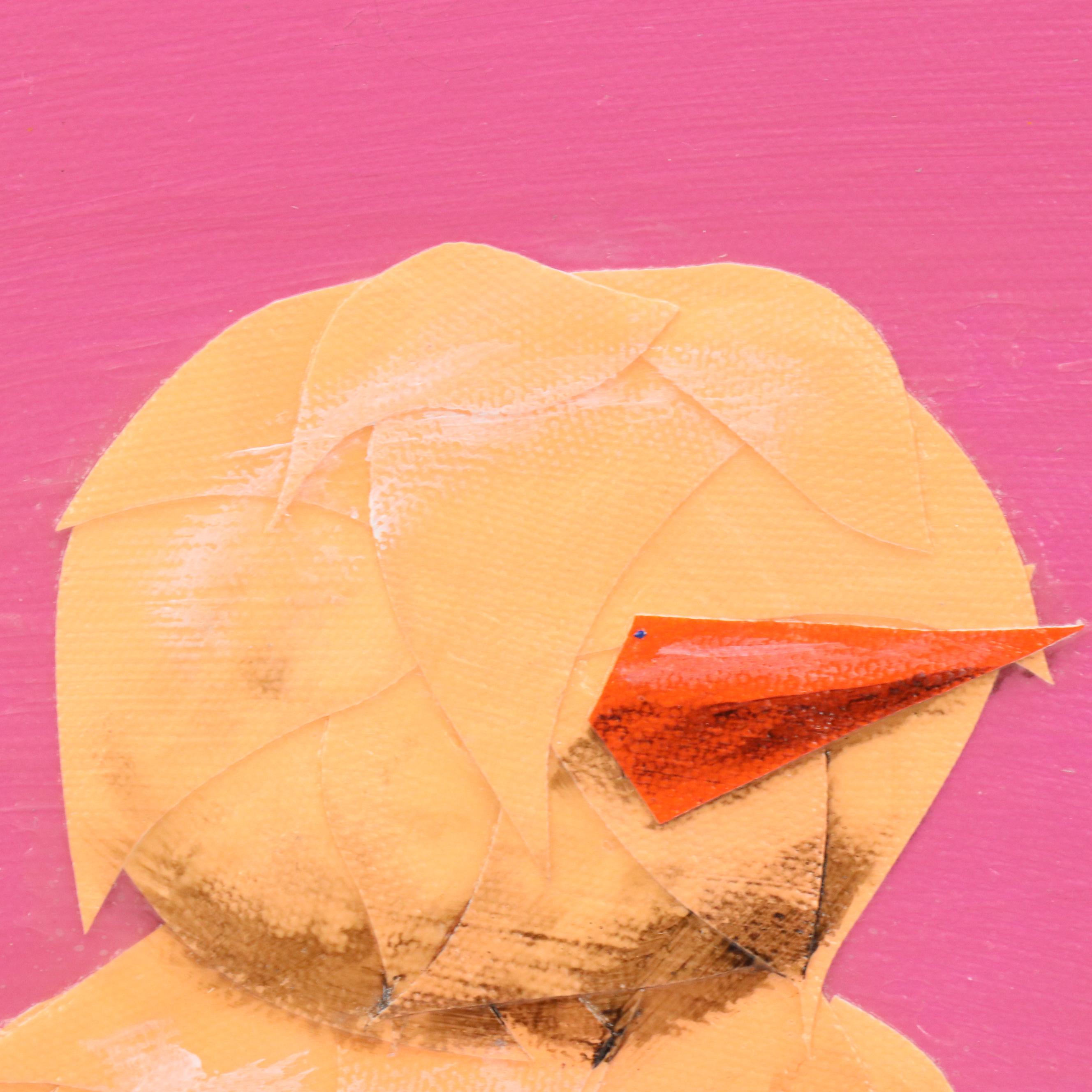 Robin Anne Cooper Collage of Bird, 21st Century