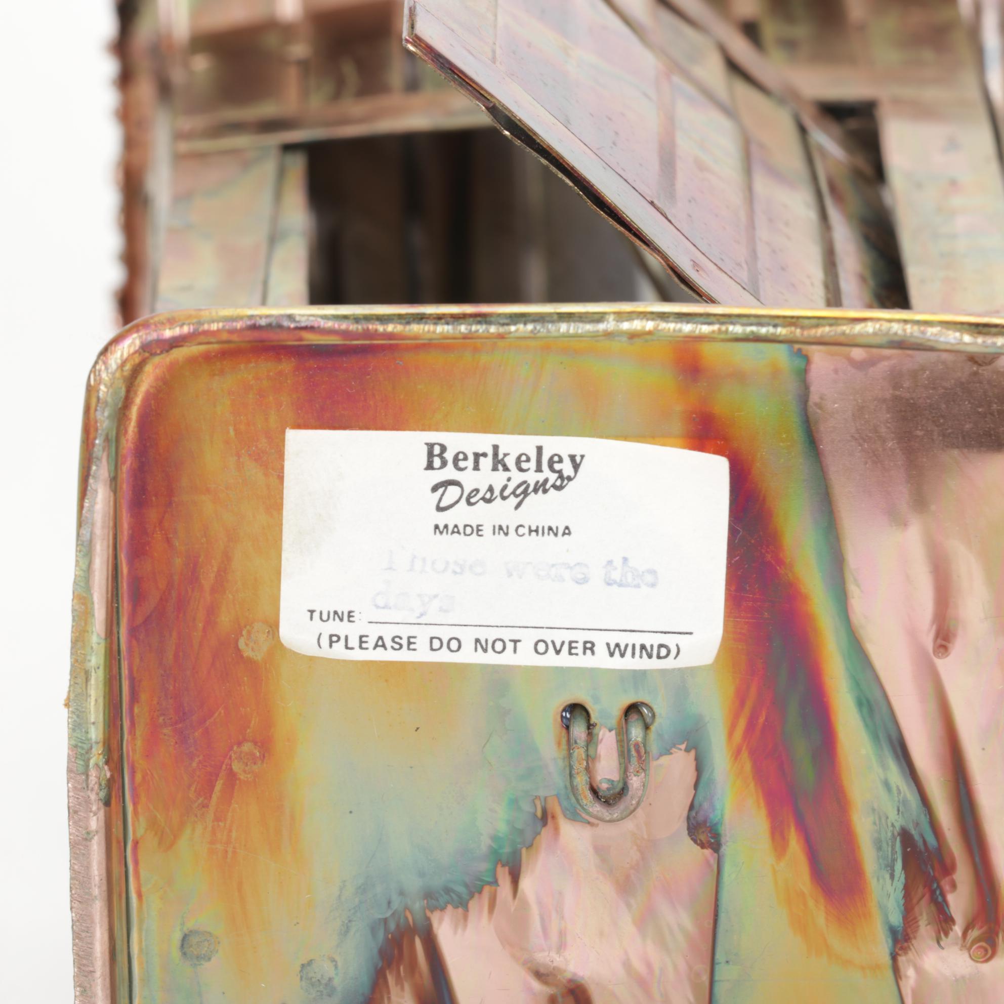 Berkeley Copper Music Box Outhouse with Other Outhouse Collectibles