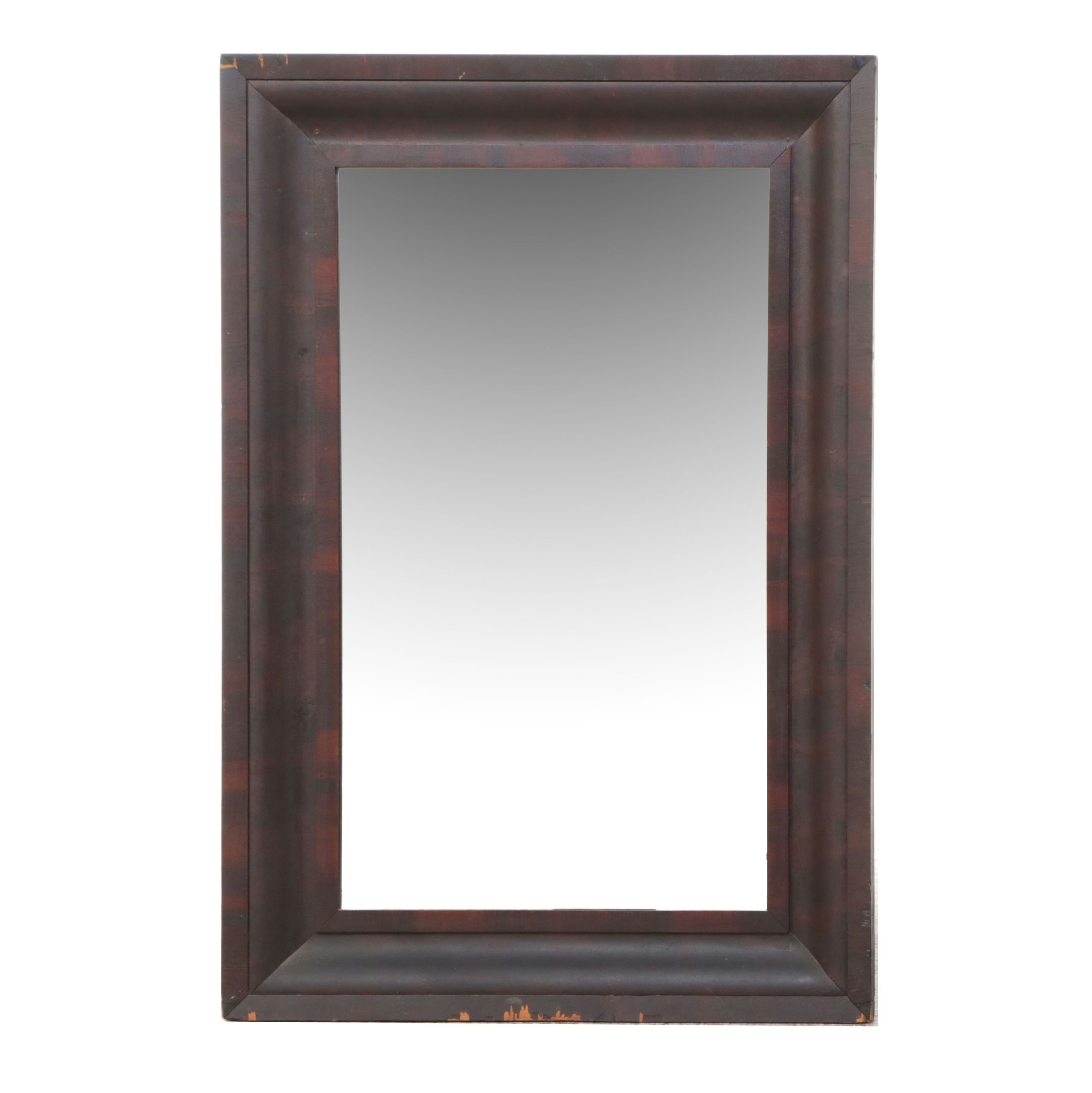 Mahogany Framed Wall Mirror, Early to Mid-20th Century