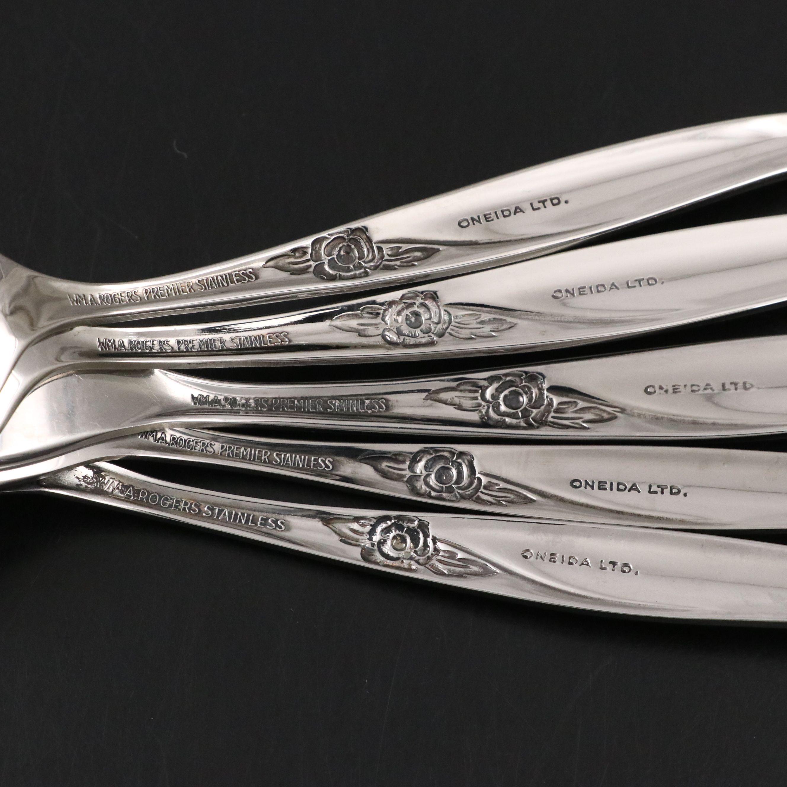 Oneida "La Rose" Stainless Steel Flatware, 1967