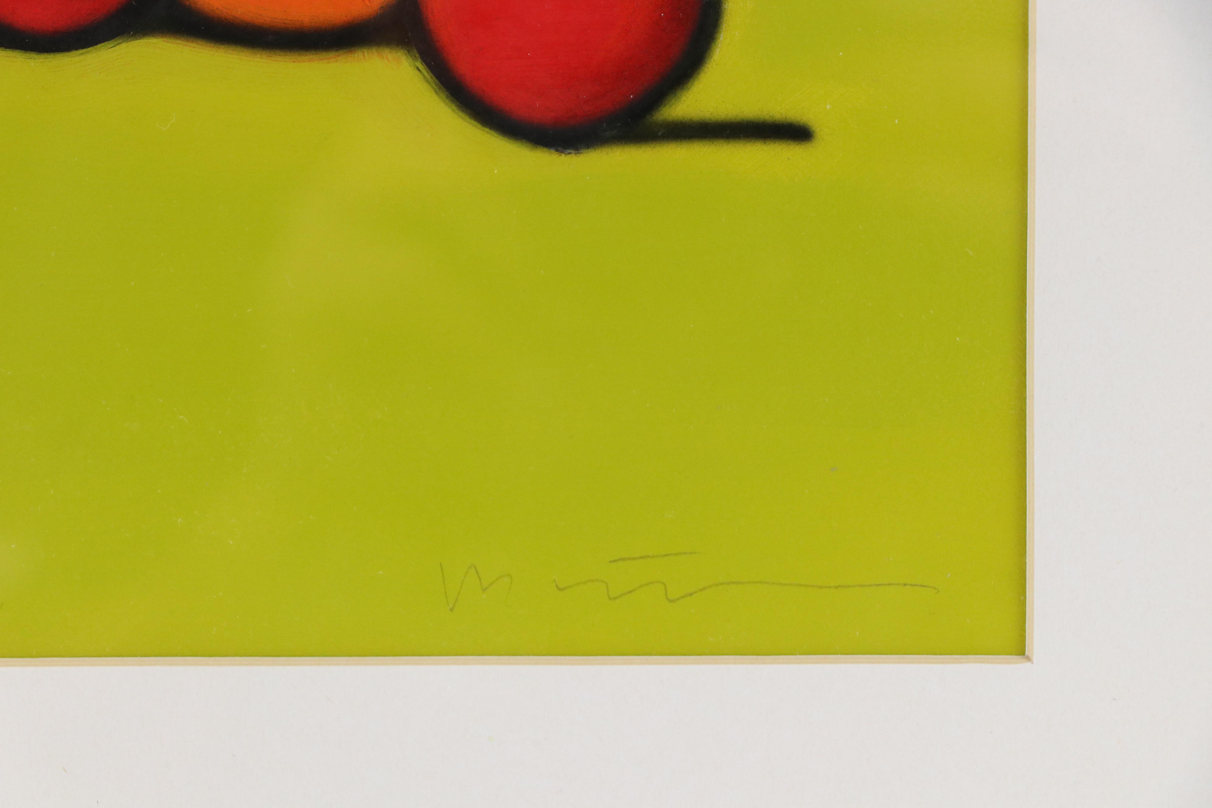 Pop Art Style Airbrush Painting of Fruit Still Life, 2012