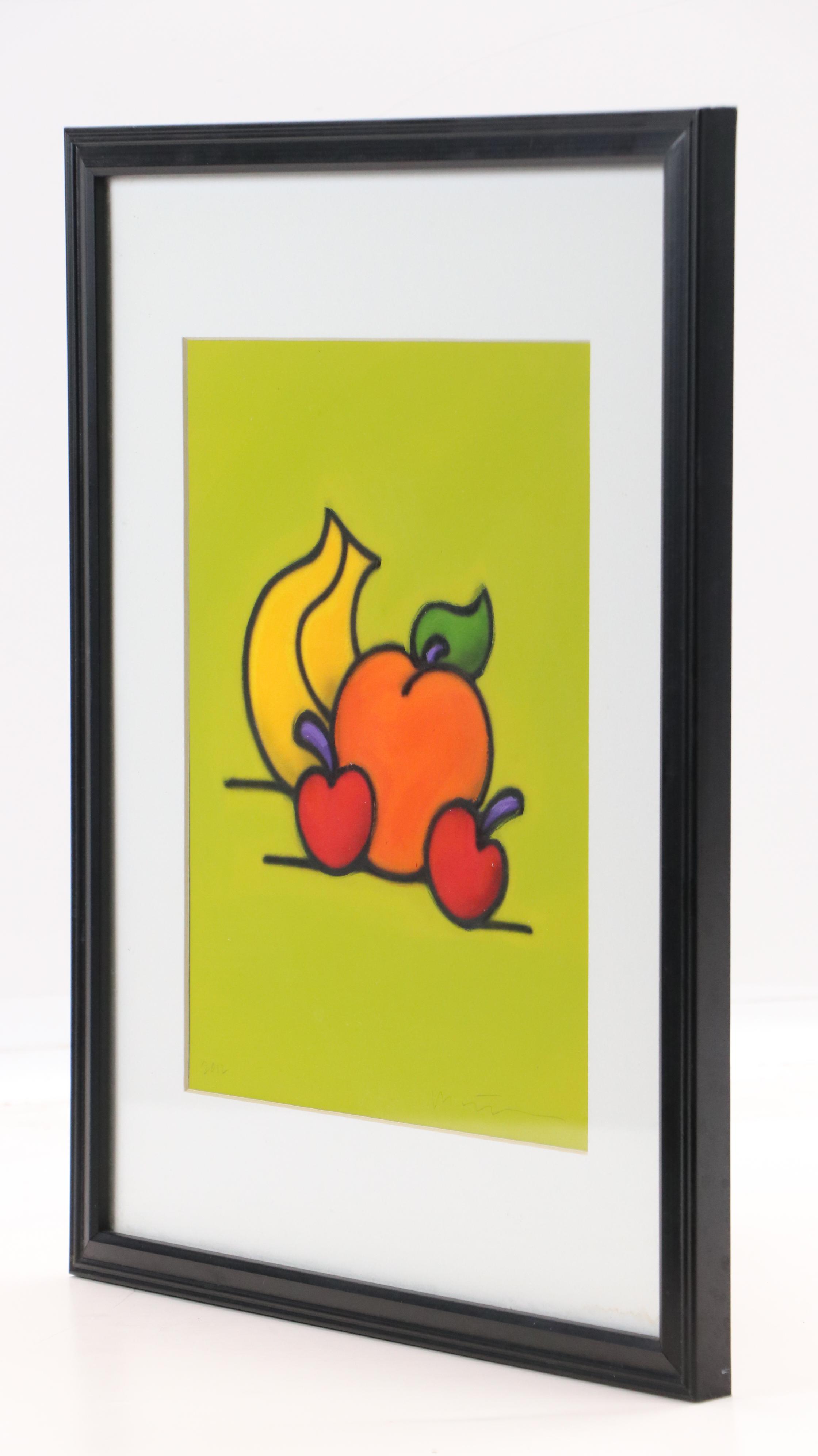 Pop Art Style Airbrush Painting of Fruit Still Life, 2012