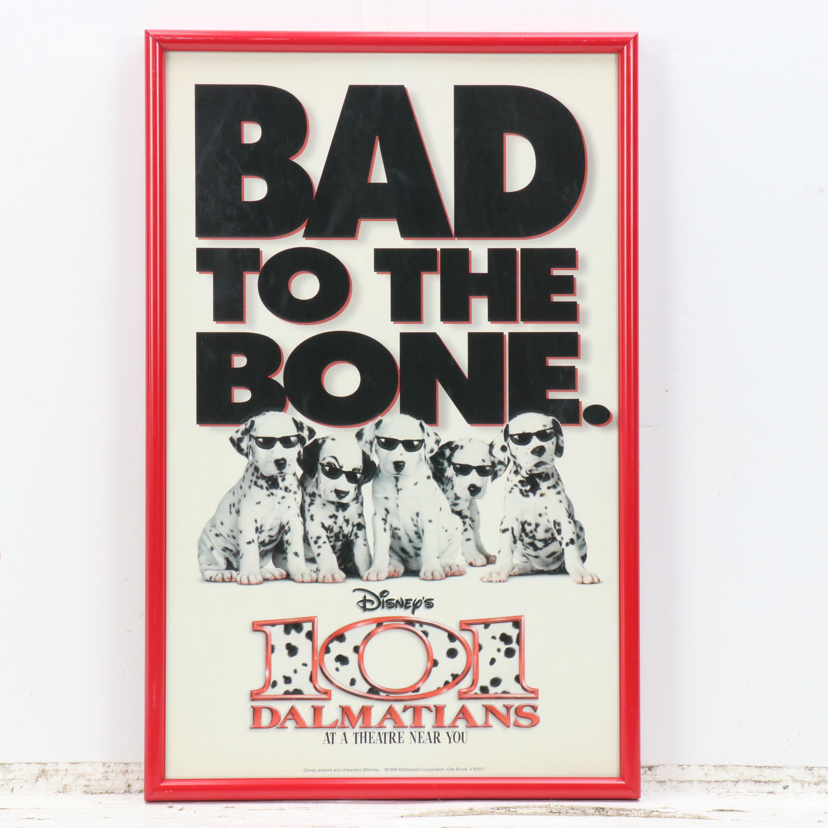 Two "101 Dalmatians" Offset Lithograph Posters, 1996