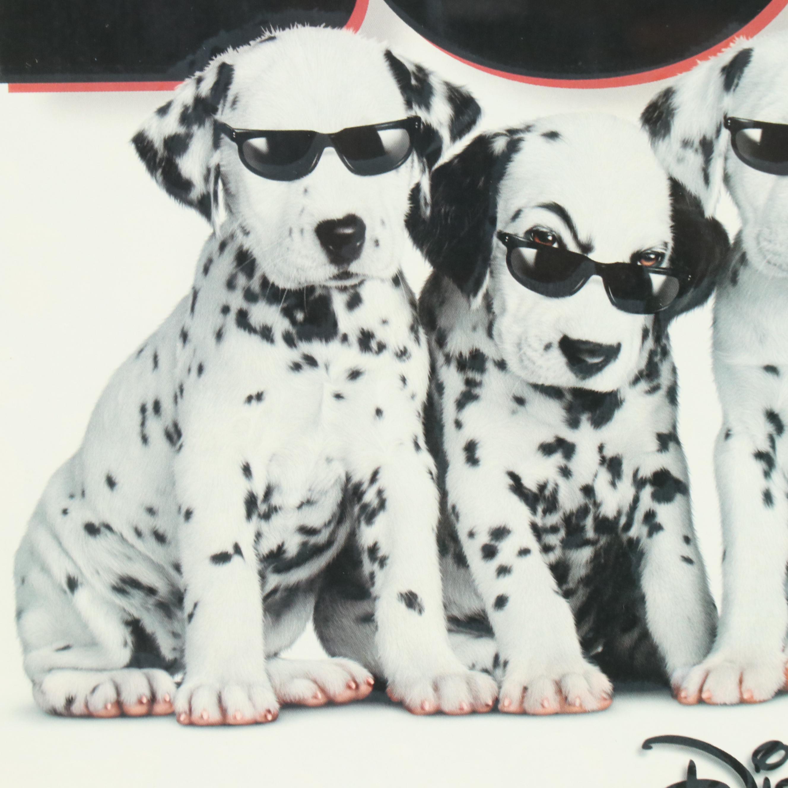 Two "101 Dalmatians" Offset Lithograph Posters, 1996