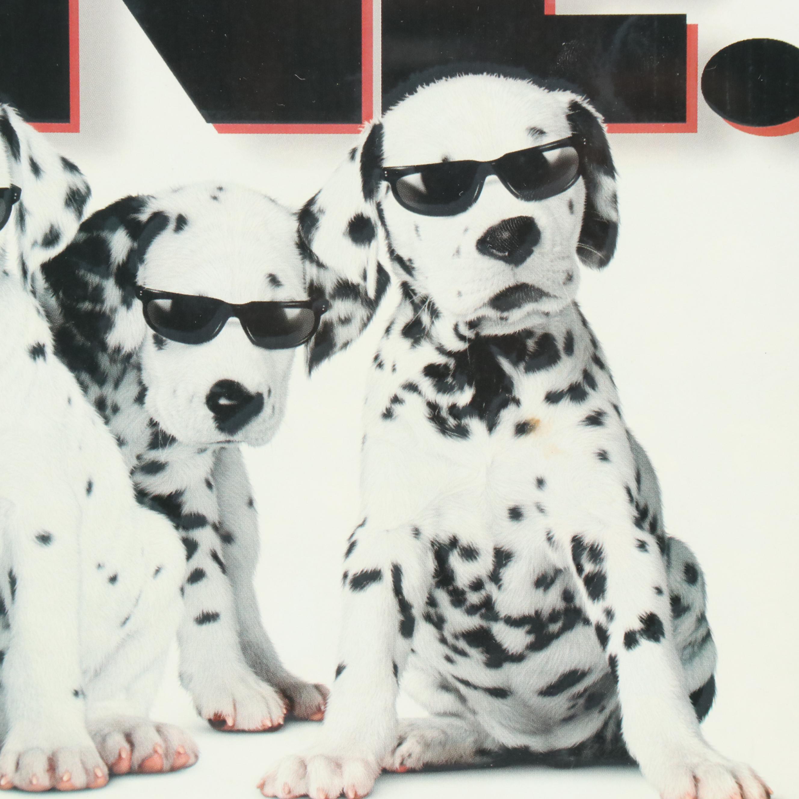 Two "101 Dalmatians" Offset Lithograph Posters, 1996