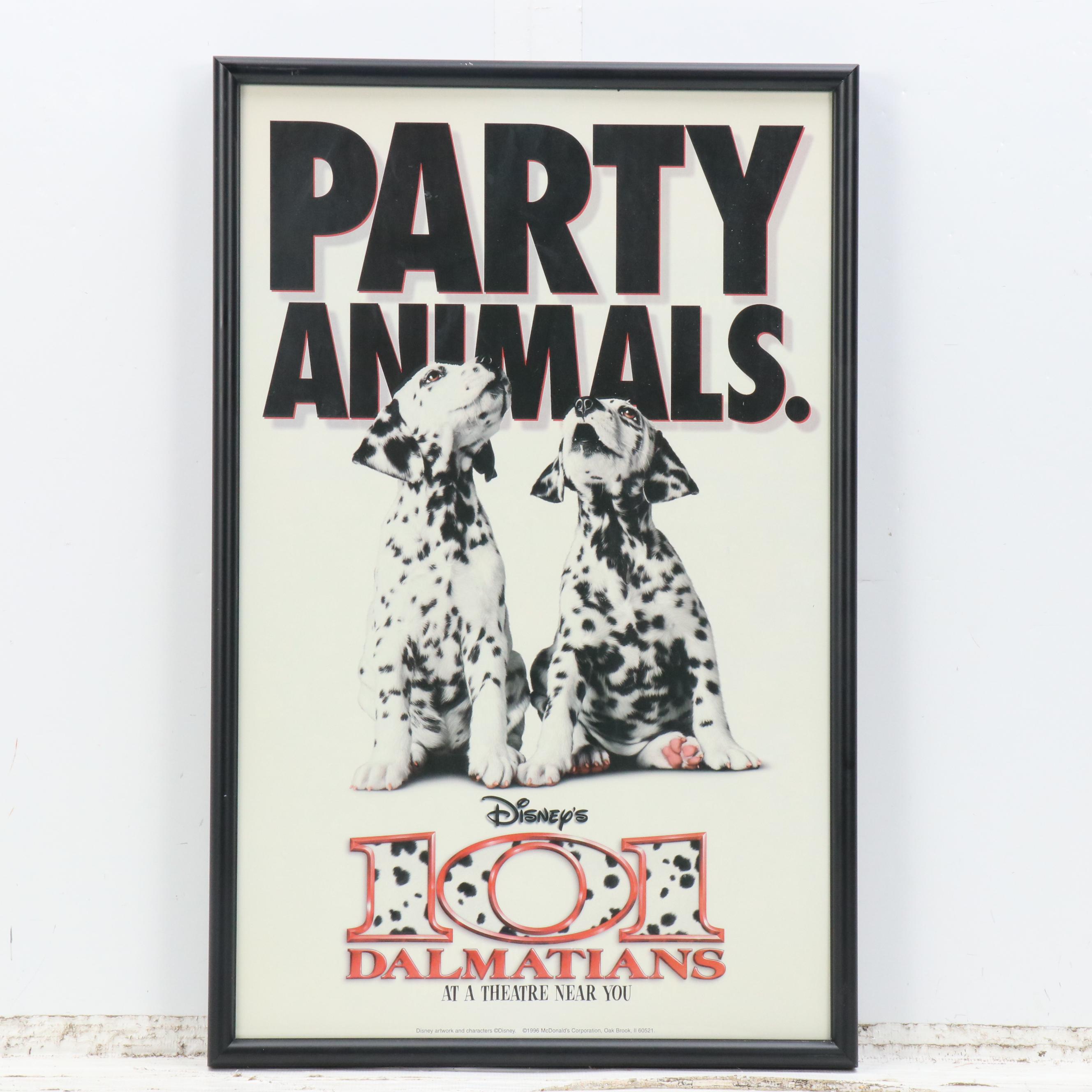 Two "101 Dalmatians" Offset Lithograph Posters, 1996