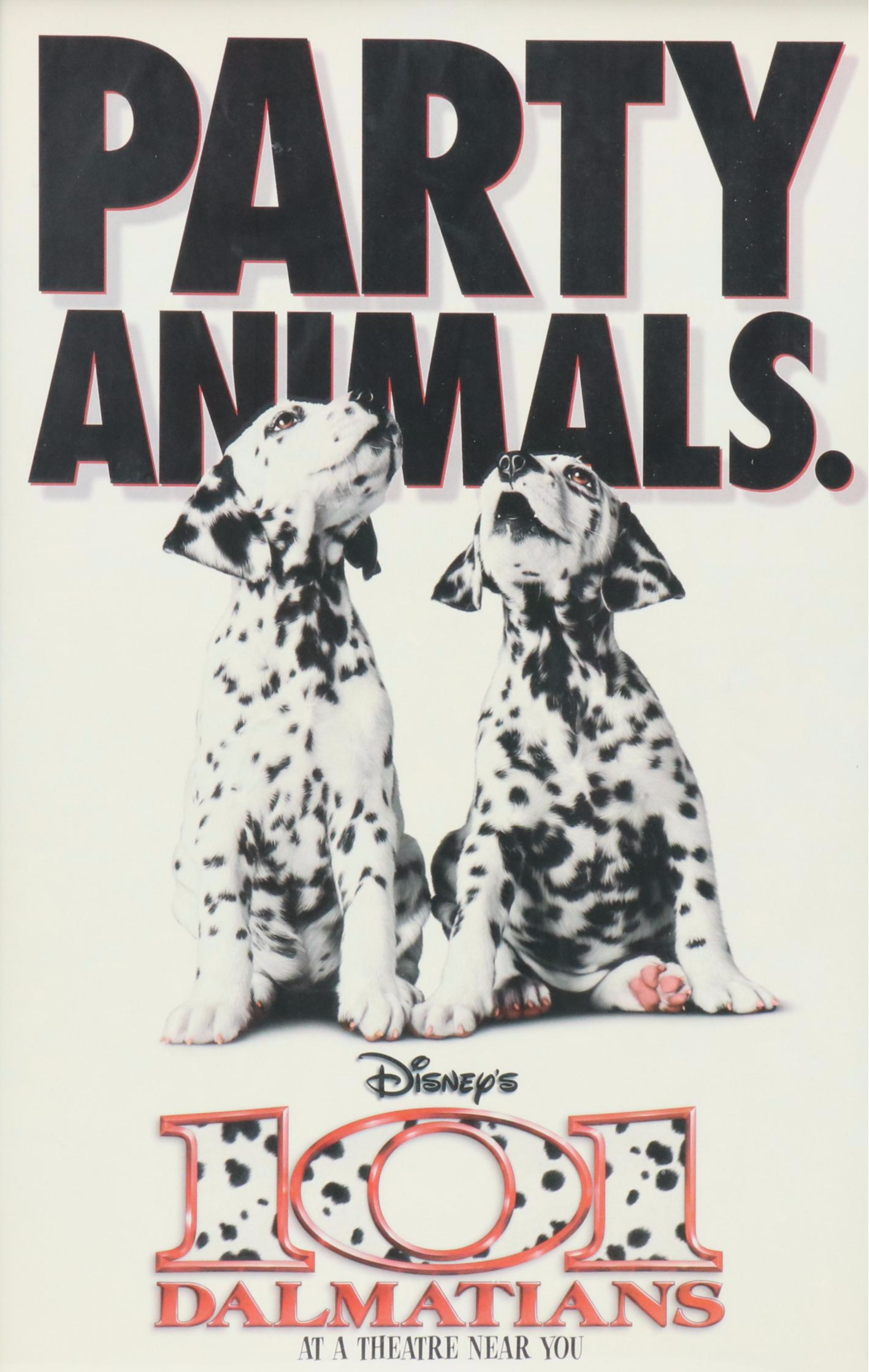 Two "101 Dalmatians" Offset Lithograph Posters, 1996