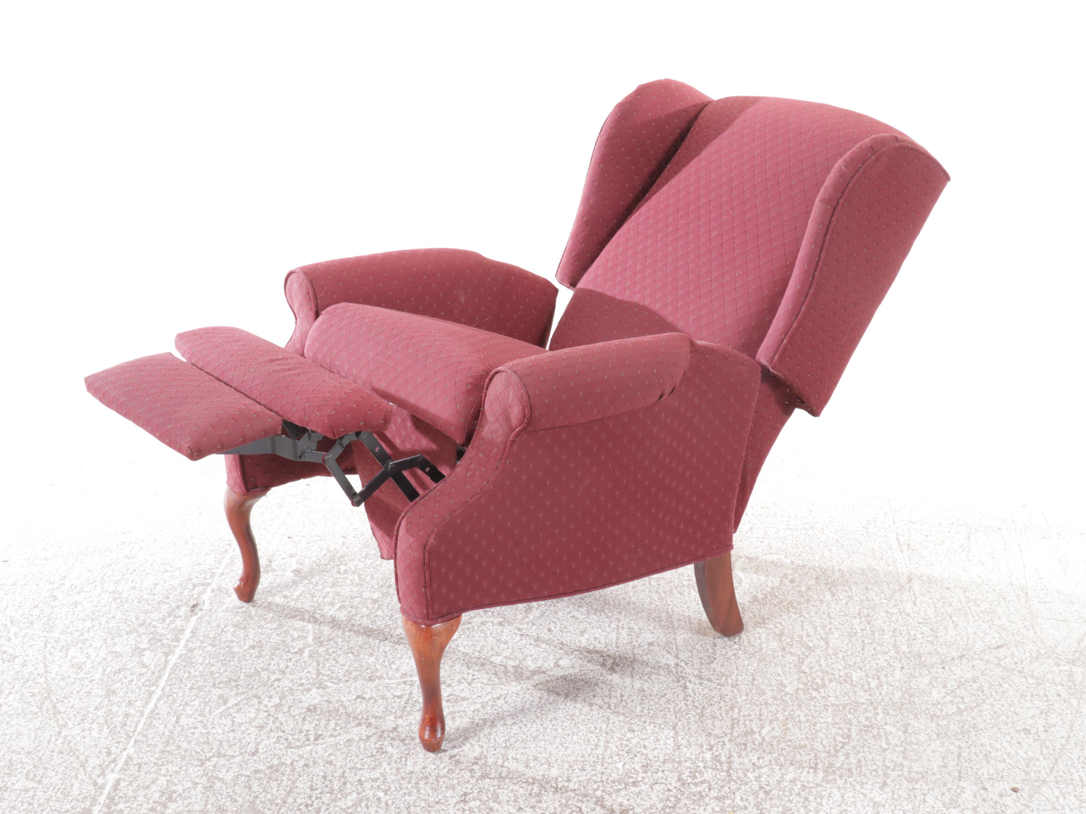 Queen Anne Style Recliner, 1998