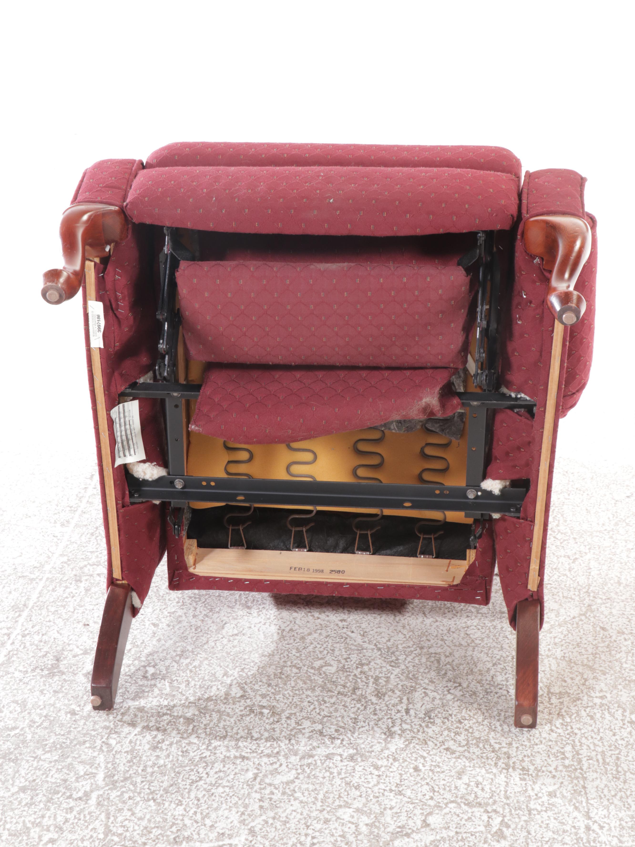 Queen Anne Style Recliner, 1998