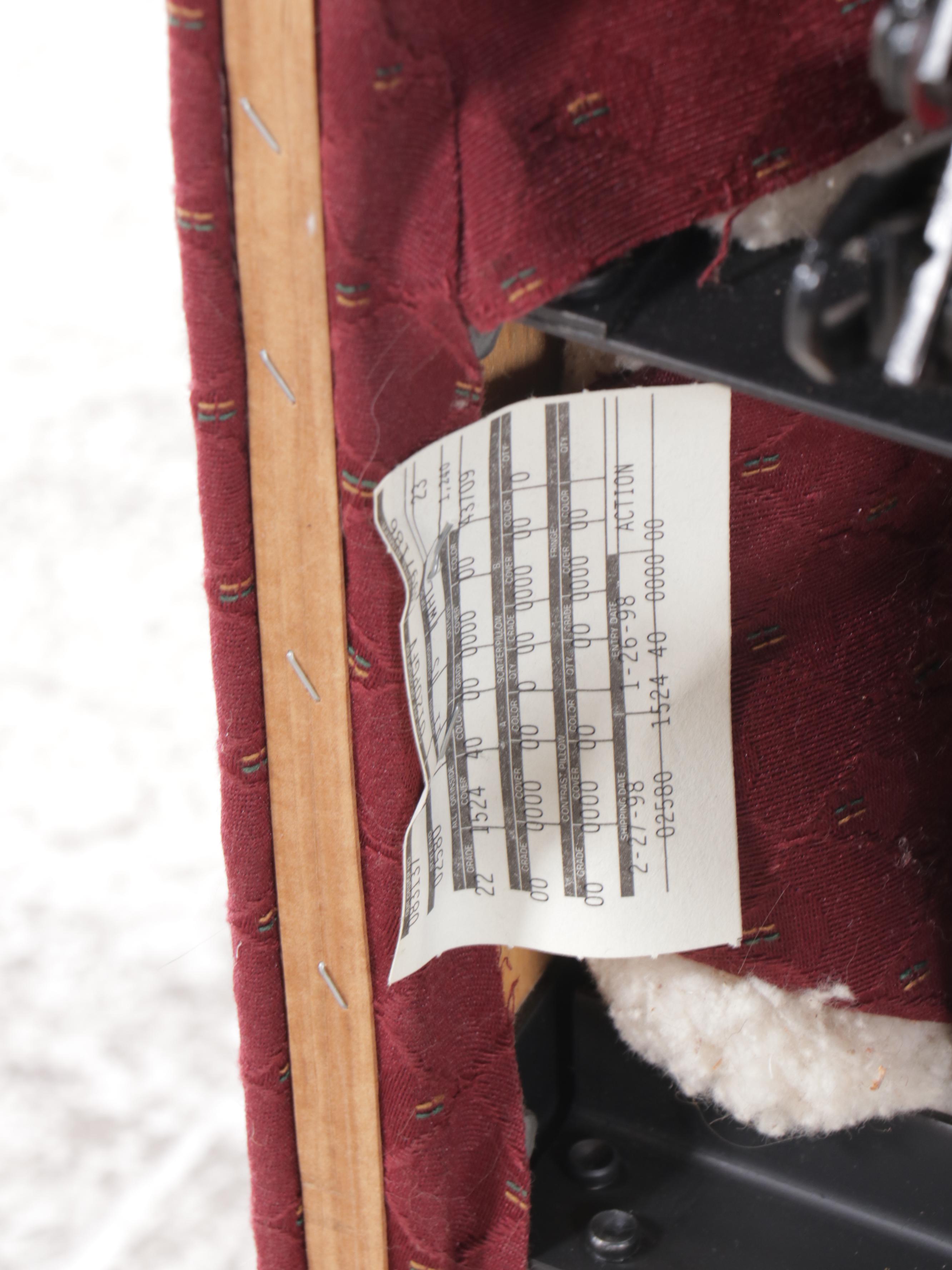 Queen Anne Style Recliner, 1998