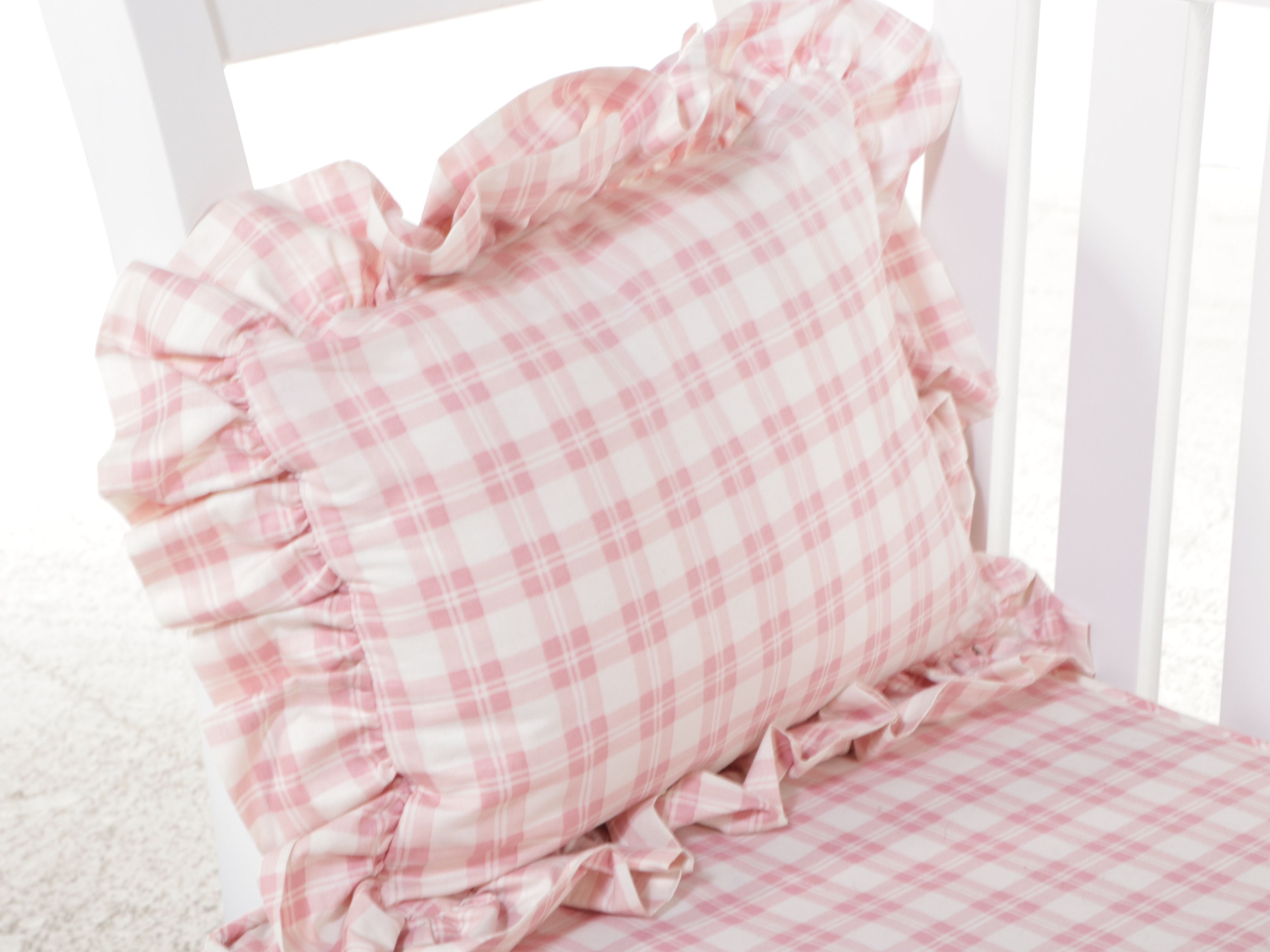 White-Painted Wood Armchair, Settee & Side Table