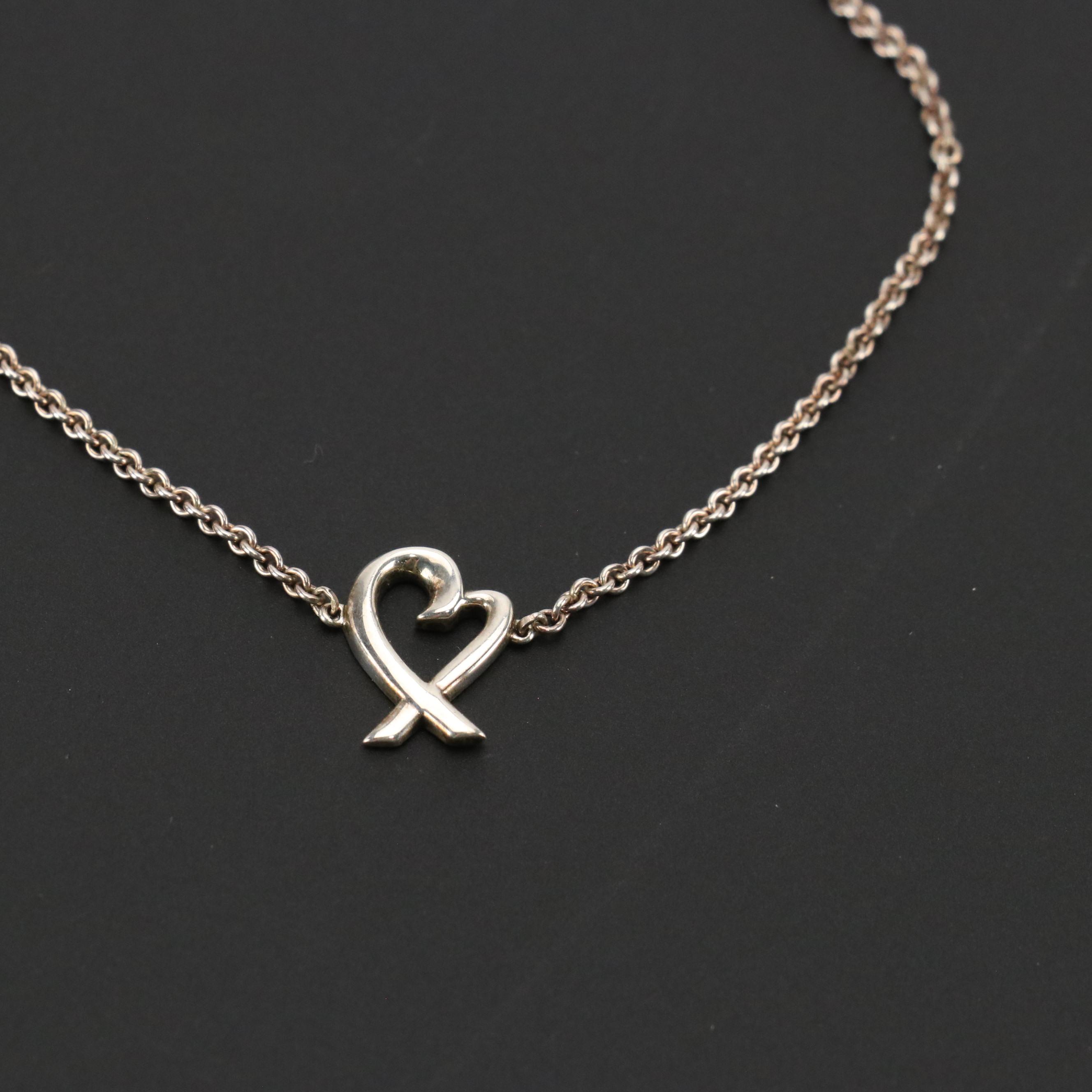 Paloma Picasso for Tiffany & Co. Sterling Loving Heart Bracelet in Box