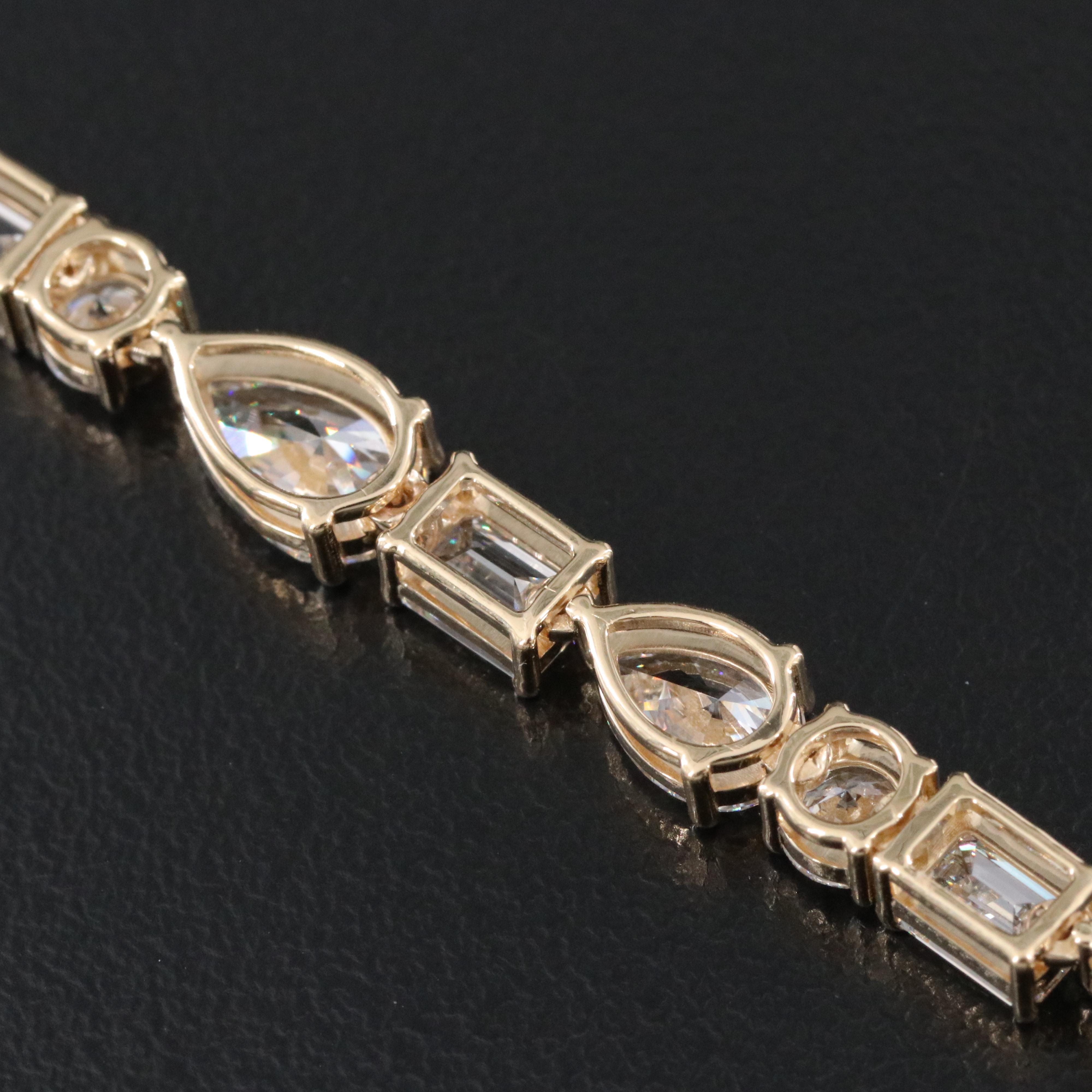 14K 10.40 CTW Lab Grown Diamond Bracelet