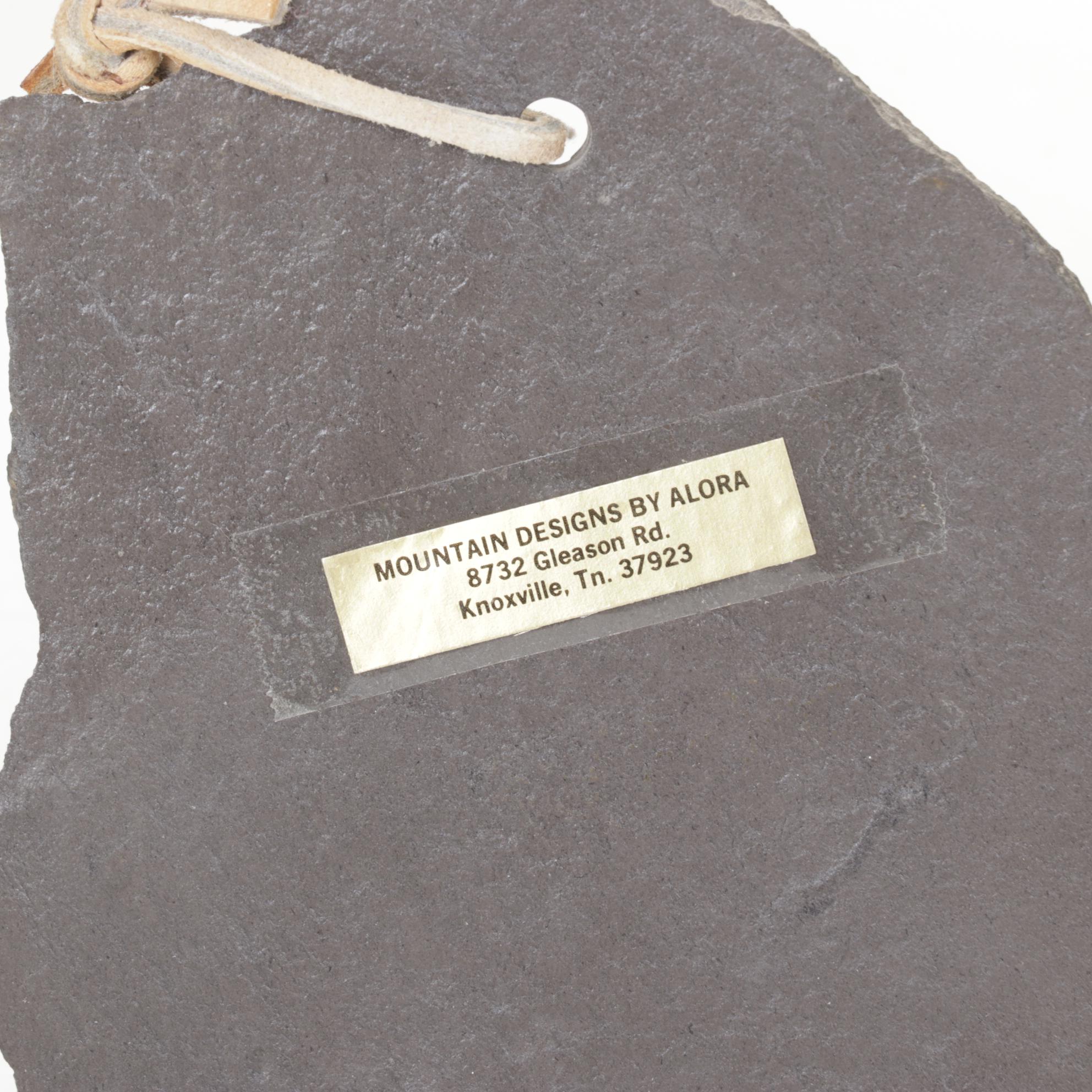 Hand-Crafted Stone Slab Outhouse Paints & Other Decor