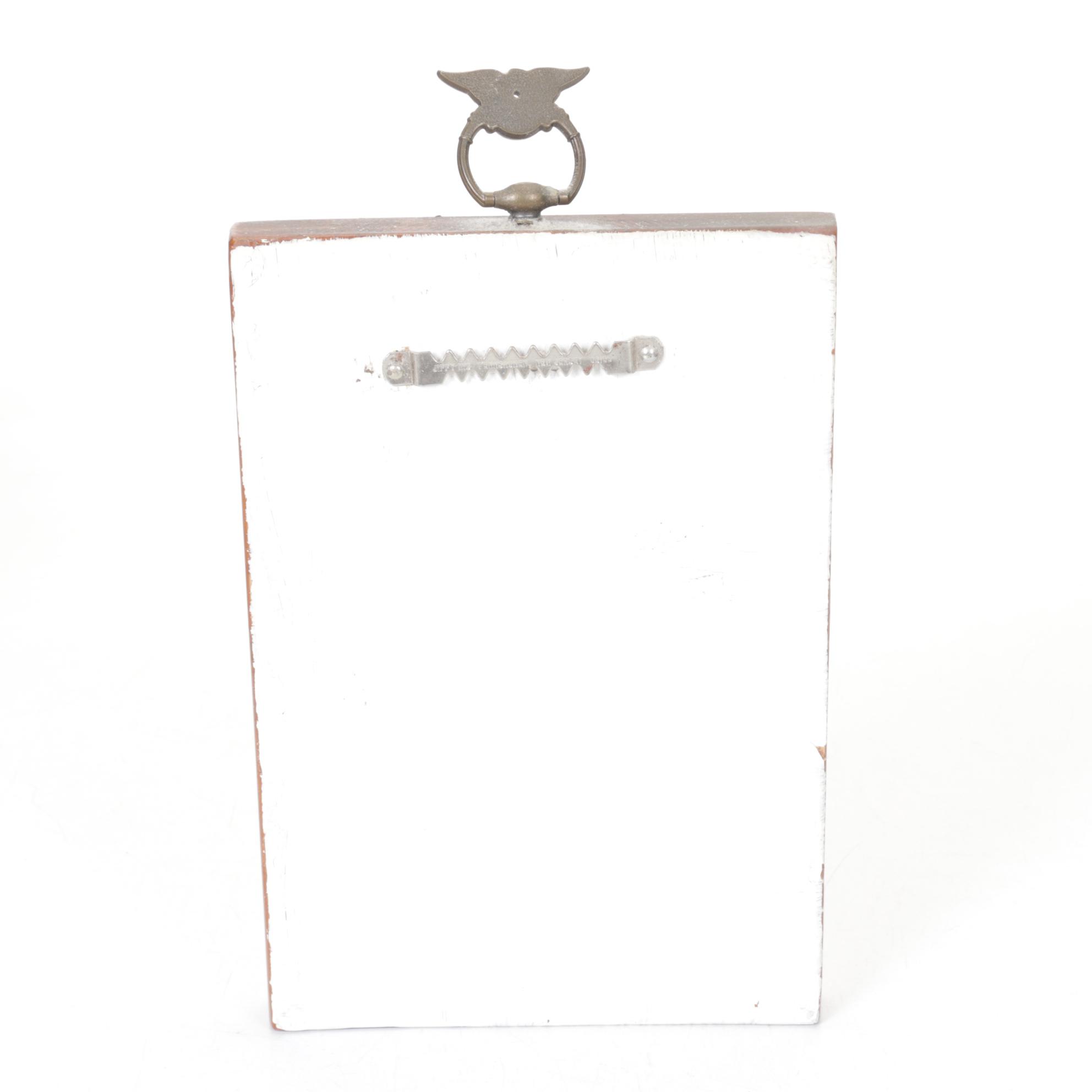 Hand-Crafted Stone Slab Outhouse Paints & Other Decor