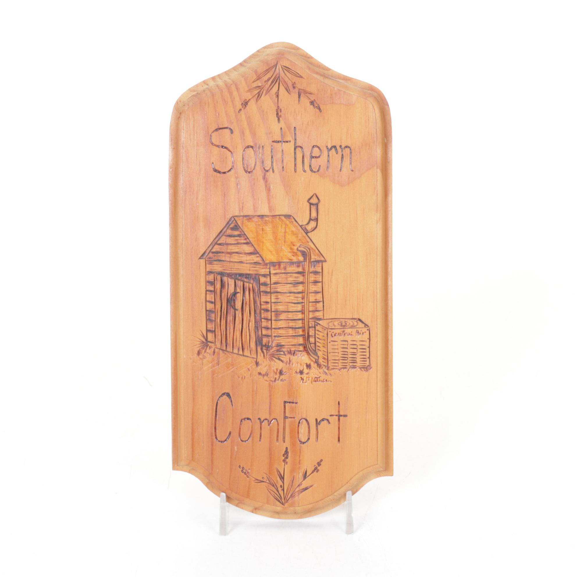 Hand-Crafted Stone Slab Outhouse Paints & Other Decor