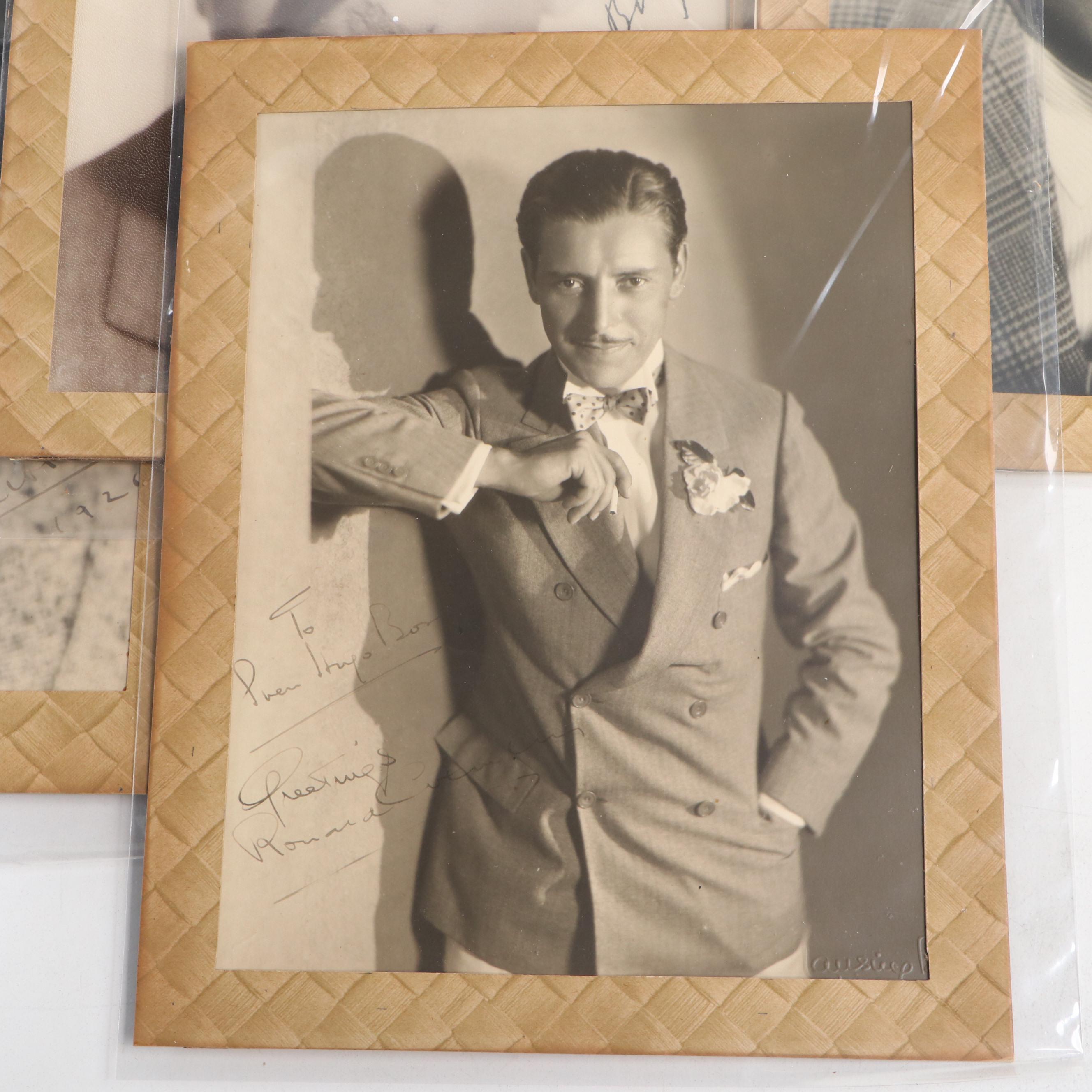 Douglas Fairbanks, Mary Pickford and Other Actor Signed Photographs
