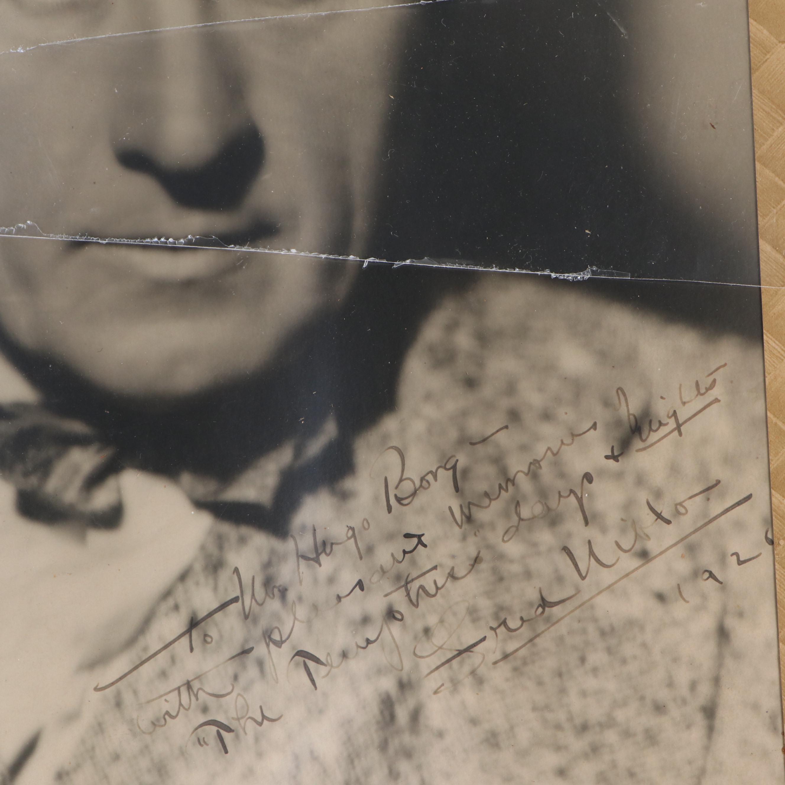Douglas Fairbanks, Mary Pickford and Other Actor Signed Photographs