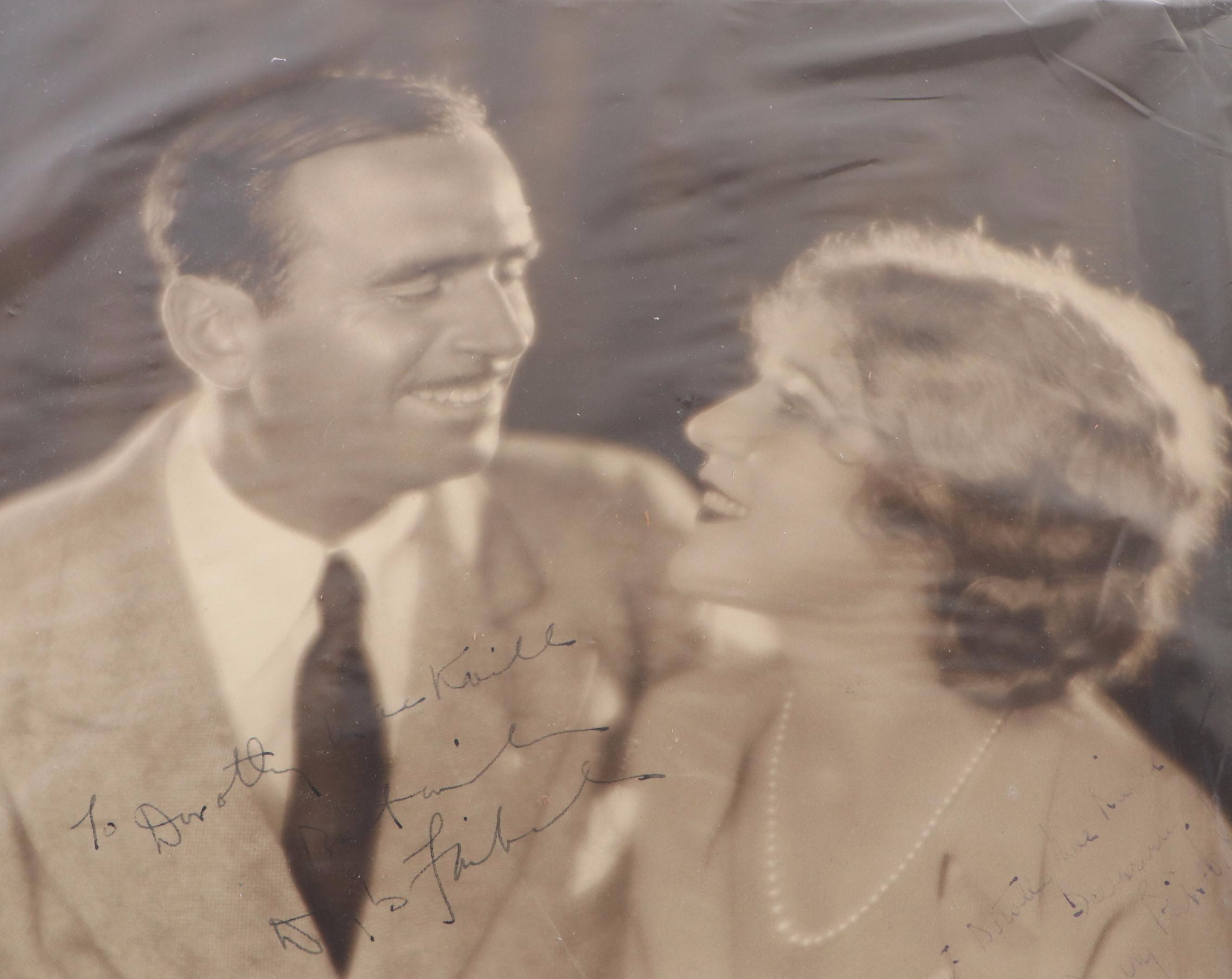 Douglas Fairbanks, Mary Pickford and Other Actor Signed Photographs