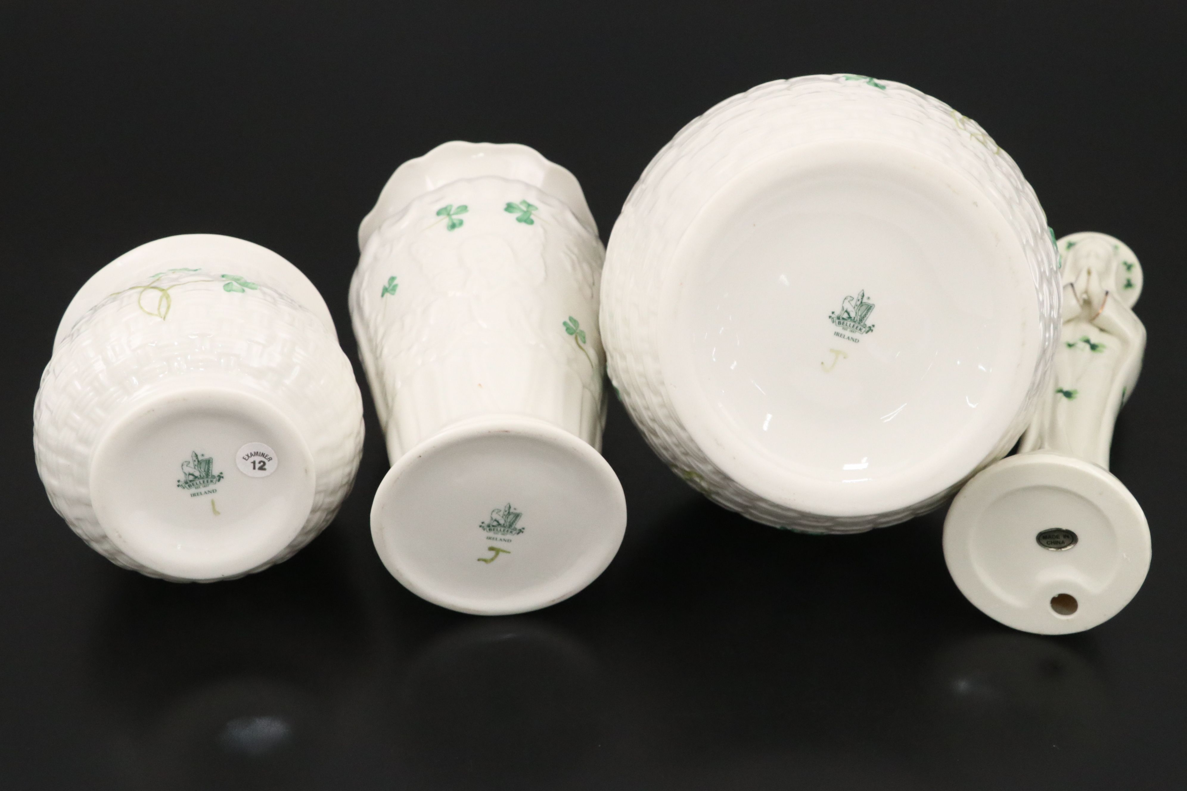 Belleek with Other Shamrock Pattern Porcelain Mugs and Décor