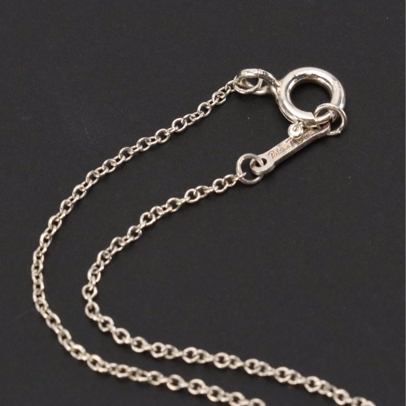 Paloma Picasso for Tiffany & Co. Sterling Graffiti X Pendant Necklace