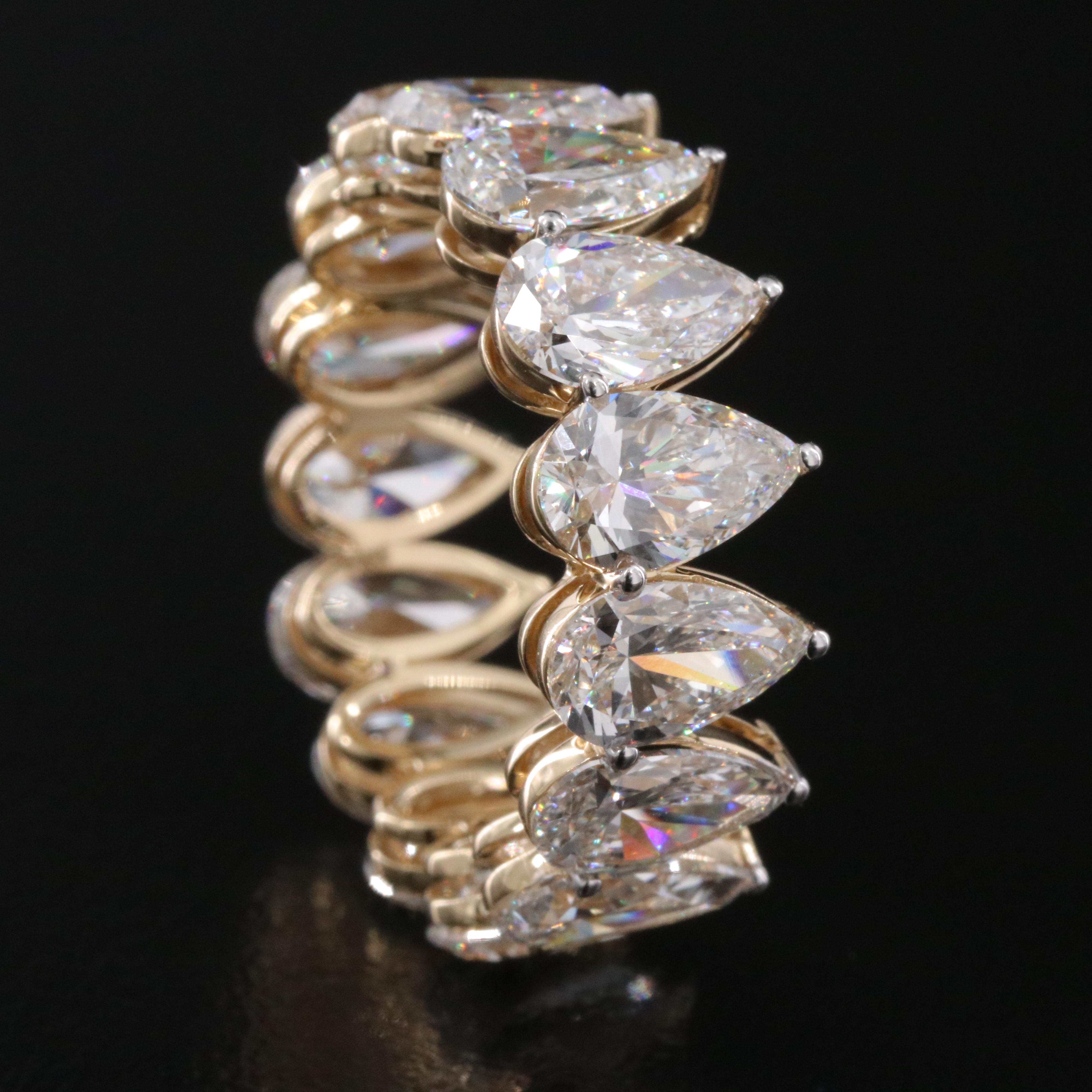 14K 7.42 CTW Lab Grown Diamond Eternity Band