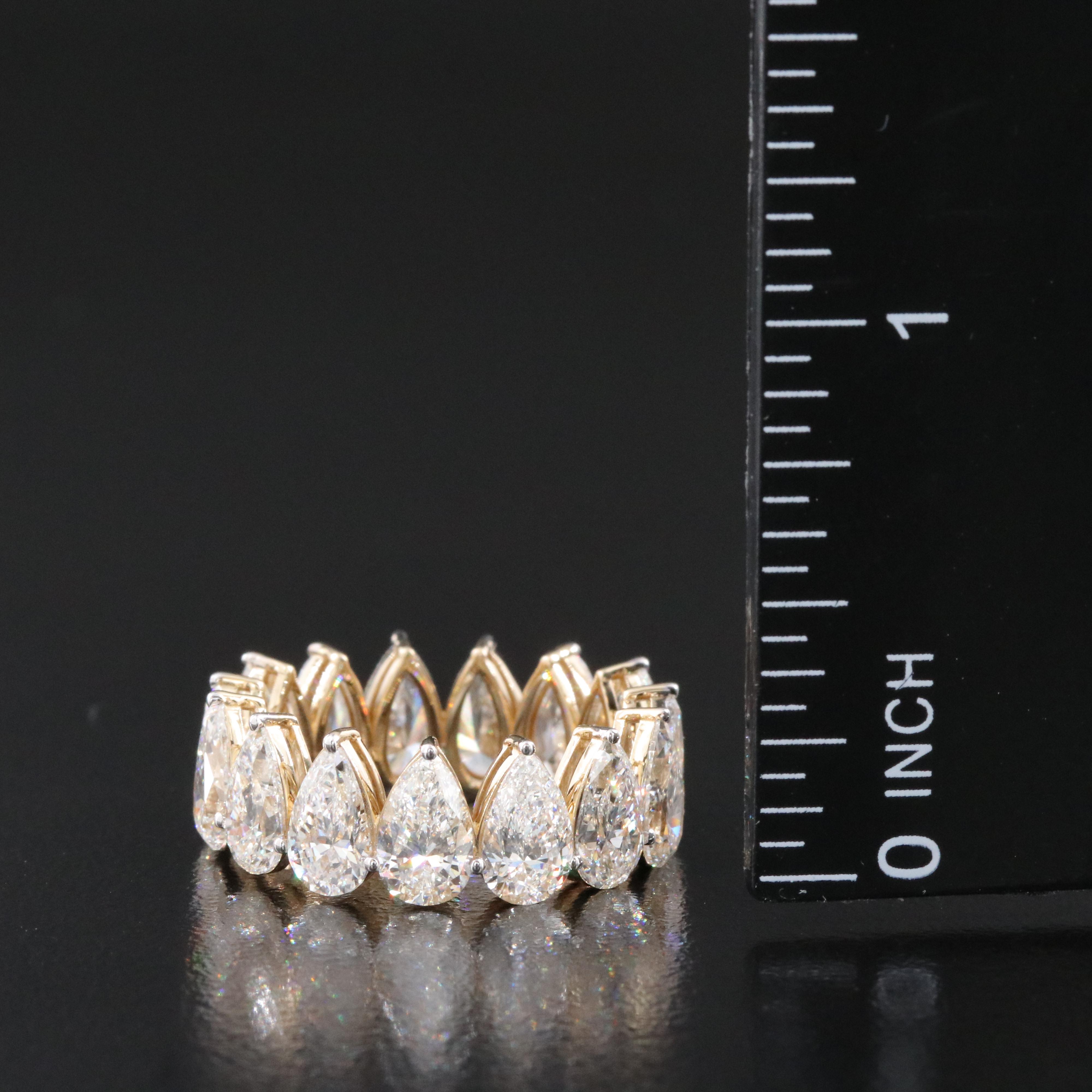 14K 7.42 CTW Lab Grown Diamond Eternity Band