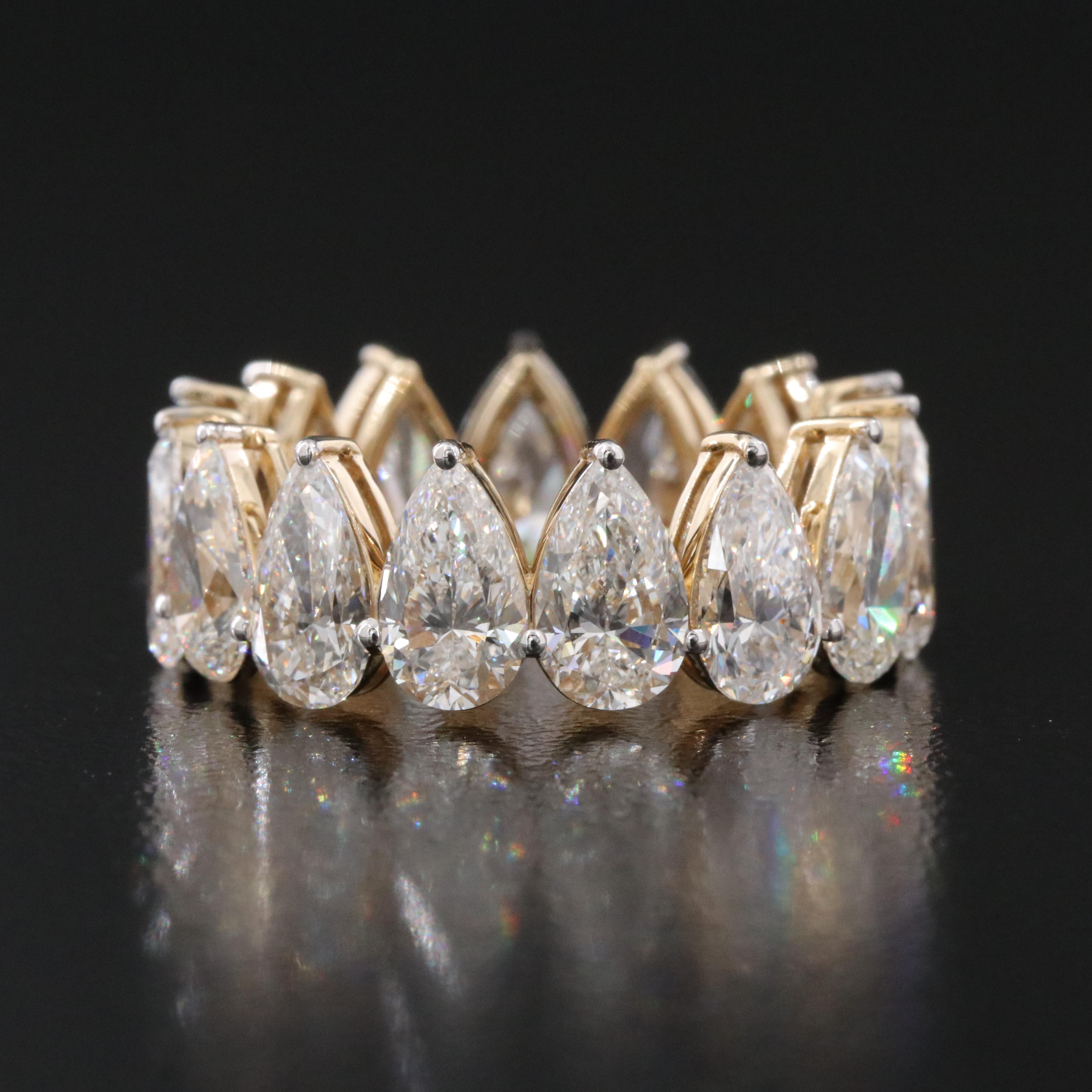 14K 7.42 CTW Lab Grown Diamond Eternity Band