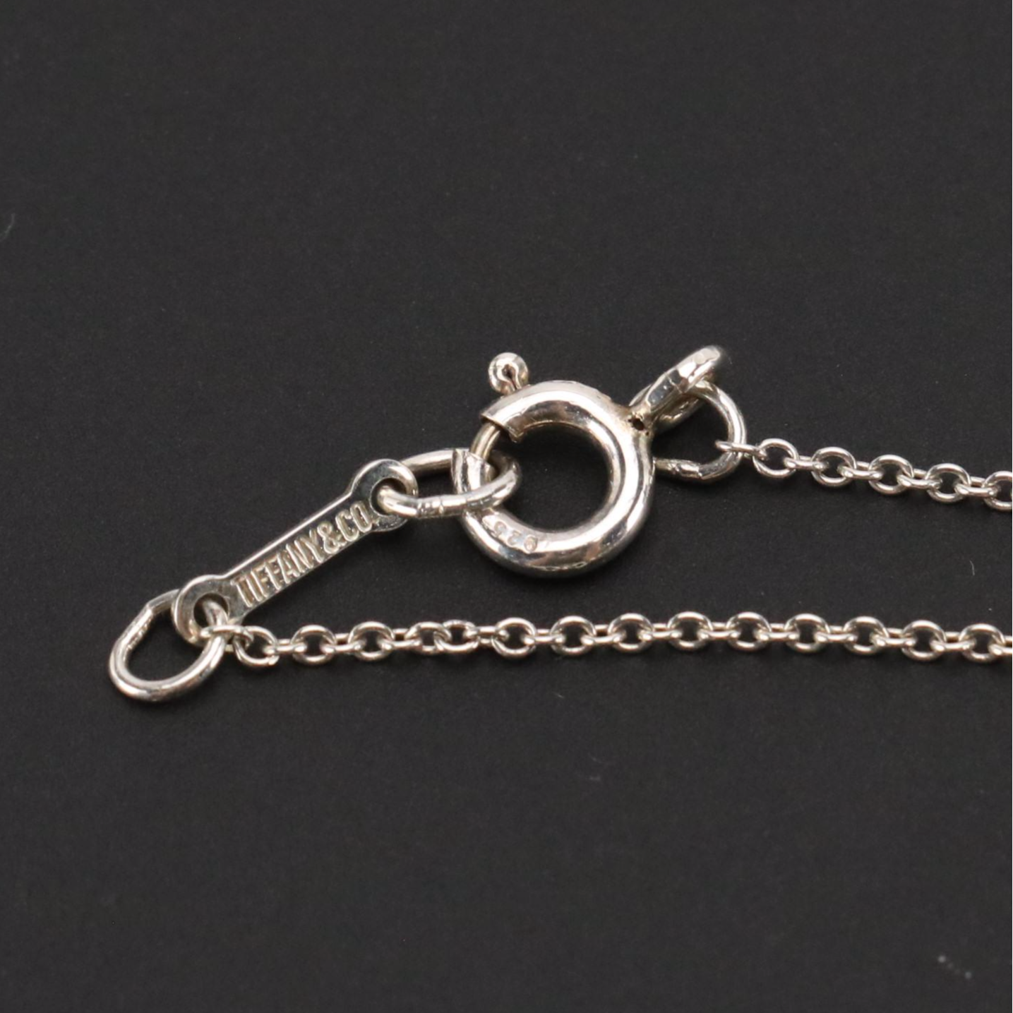 Elsa Peretti for Tiffany & Co. Sterling Infinity Cross Pendant Necklace