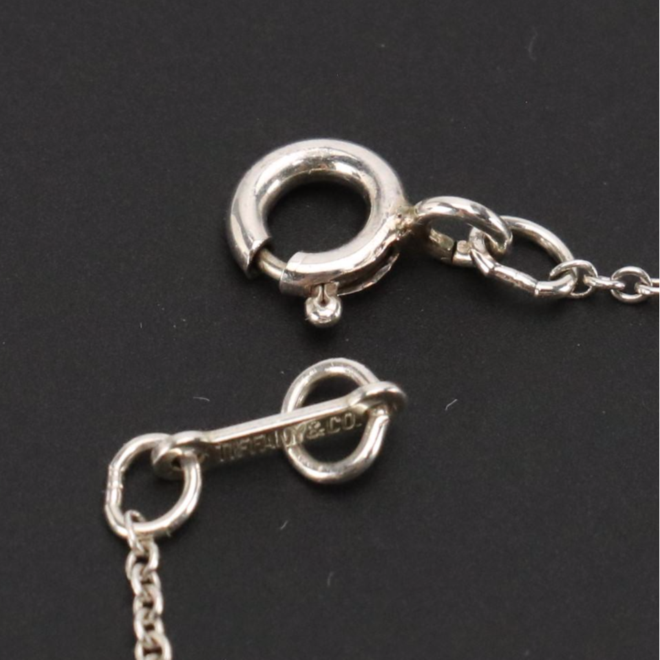 Elsa Peretti for Tiffany & Co. Sterling Infinity Cross Pendant Necklace