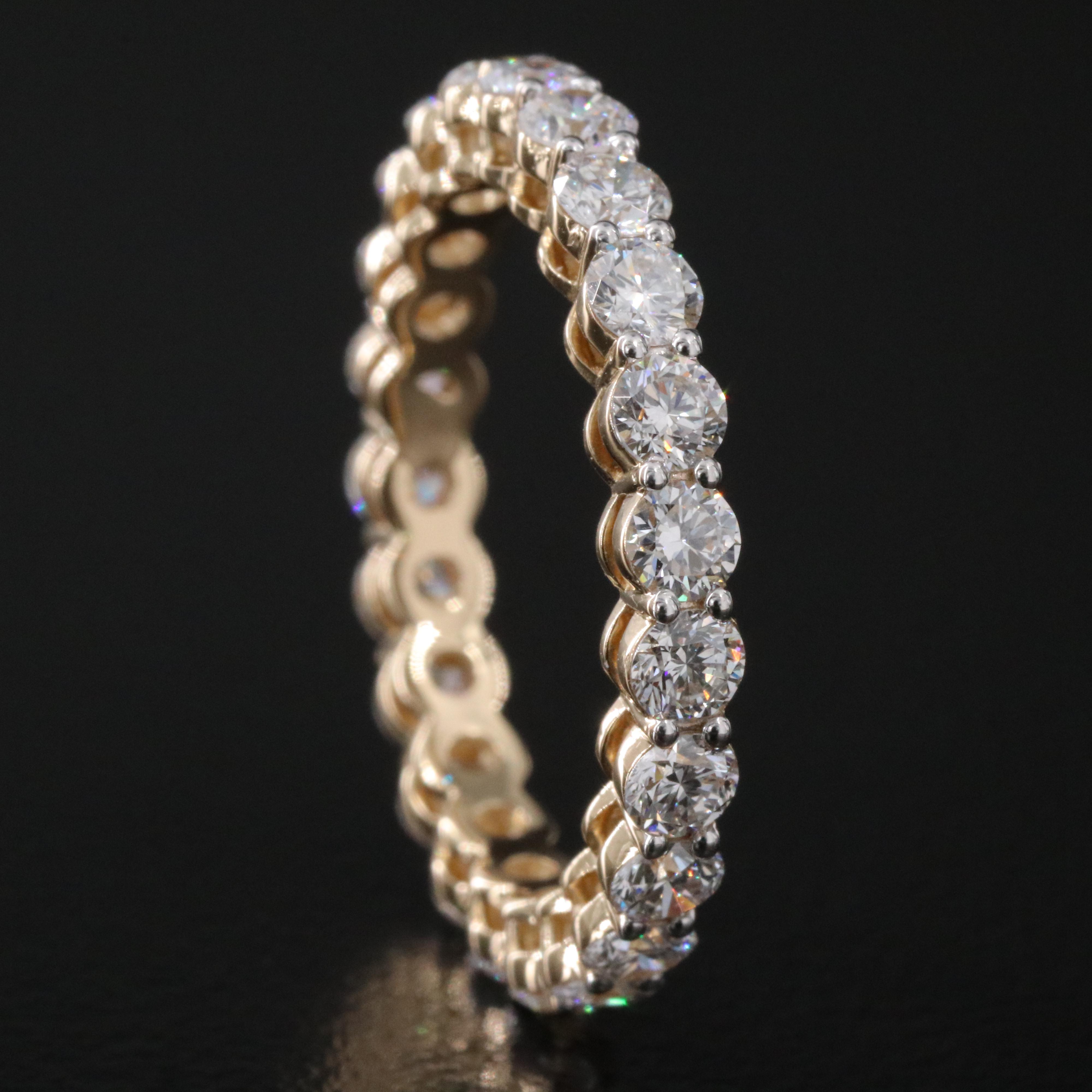 14K 2.08 CTW Lab Grown Diamond Eternity Band