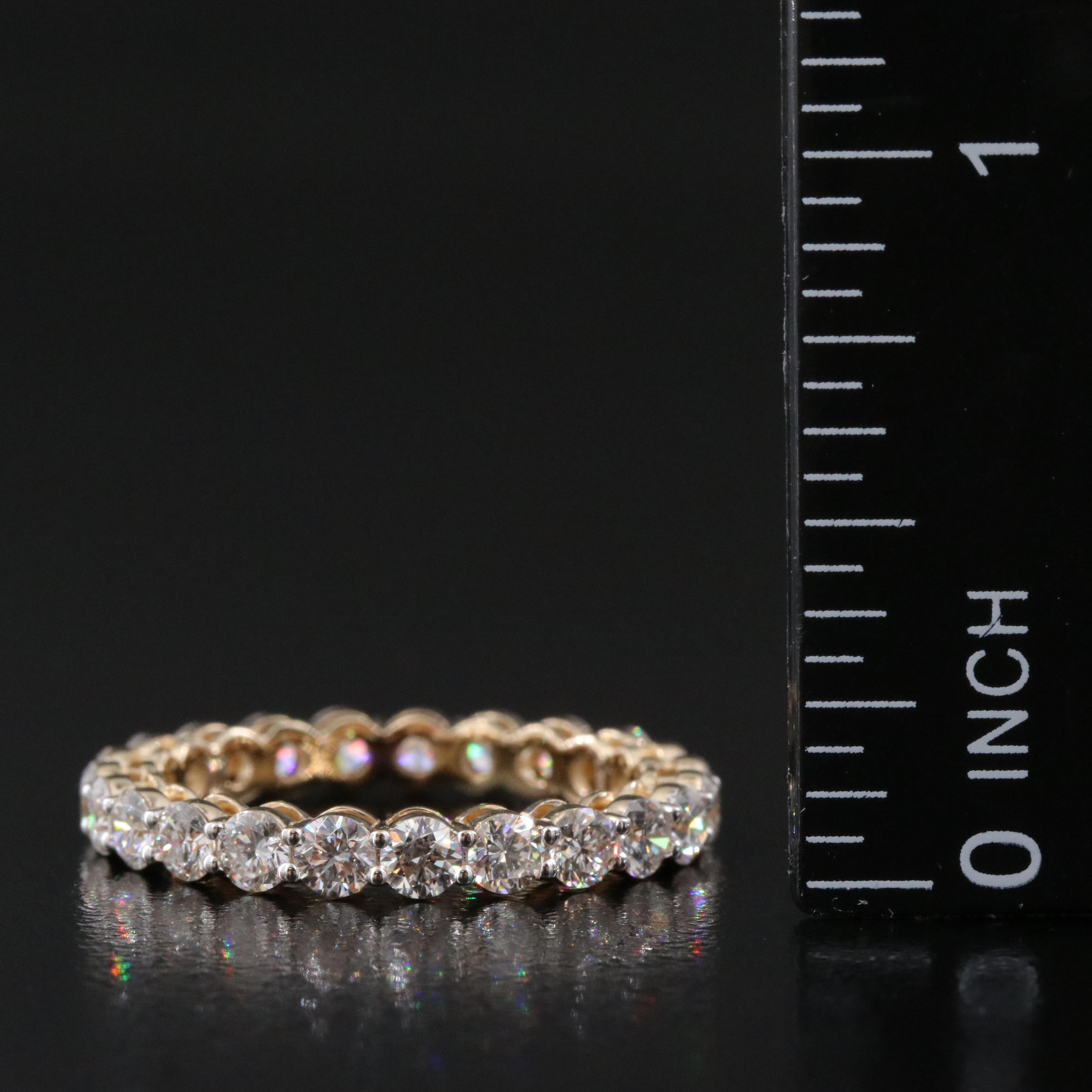 14K 2.08 CTW Lab Grown Diamond Eternity Band