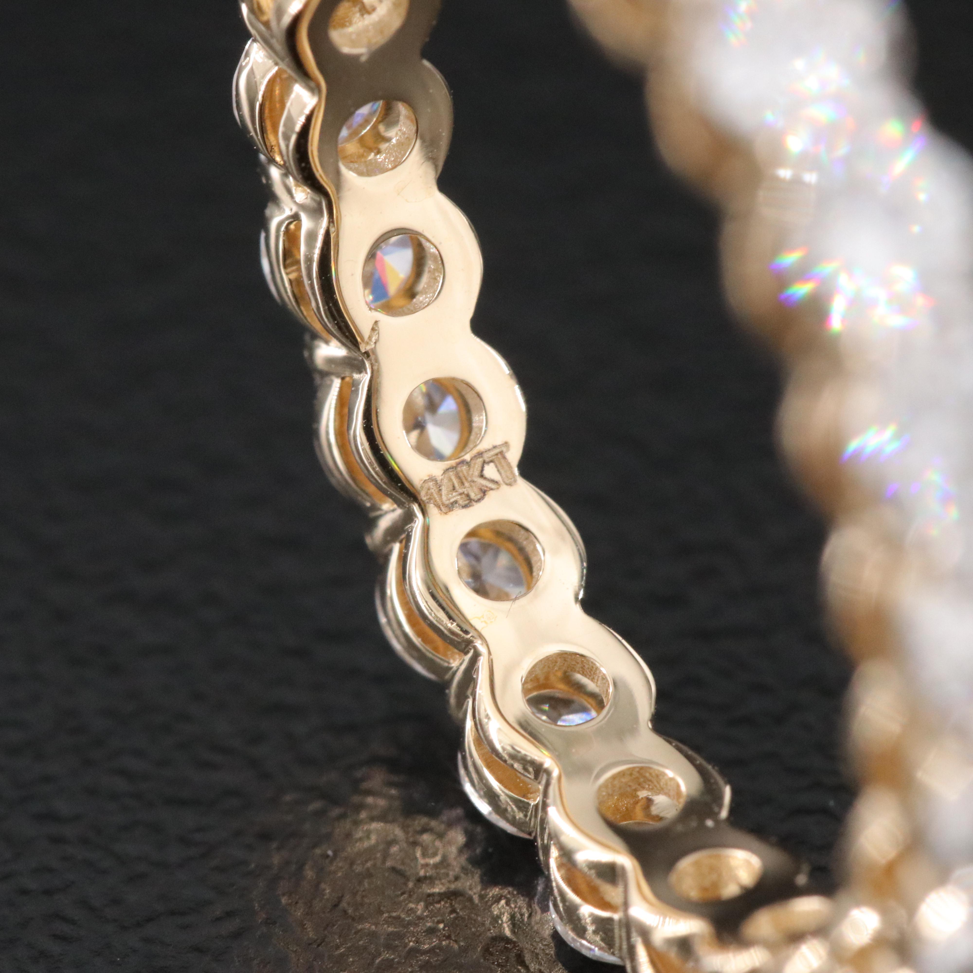 14K 2.08 CTW Lab Grown Diamond Eternity Band