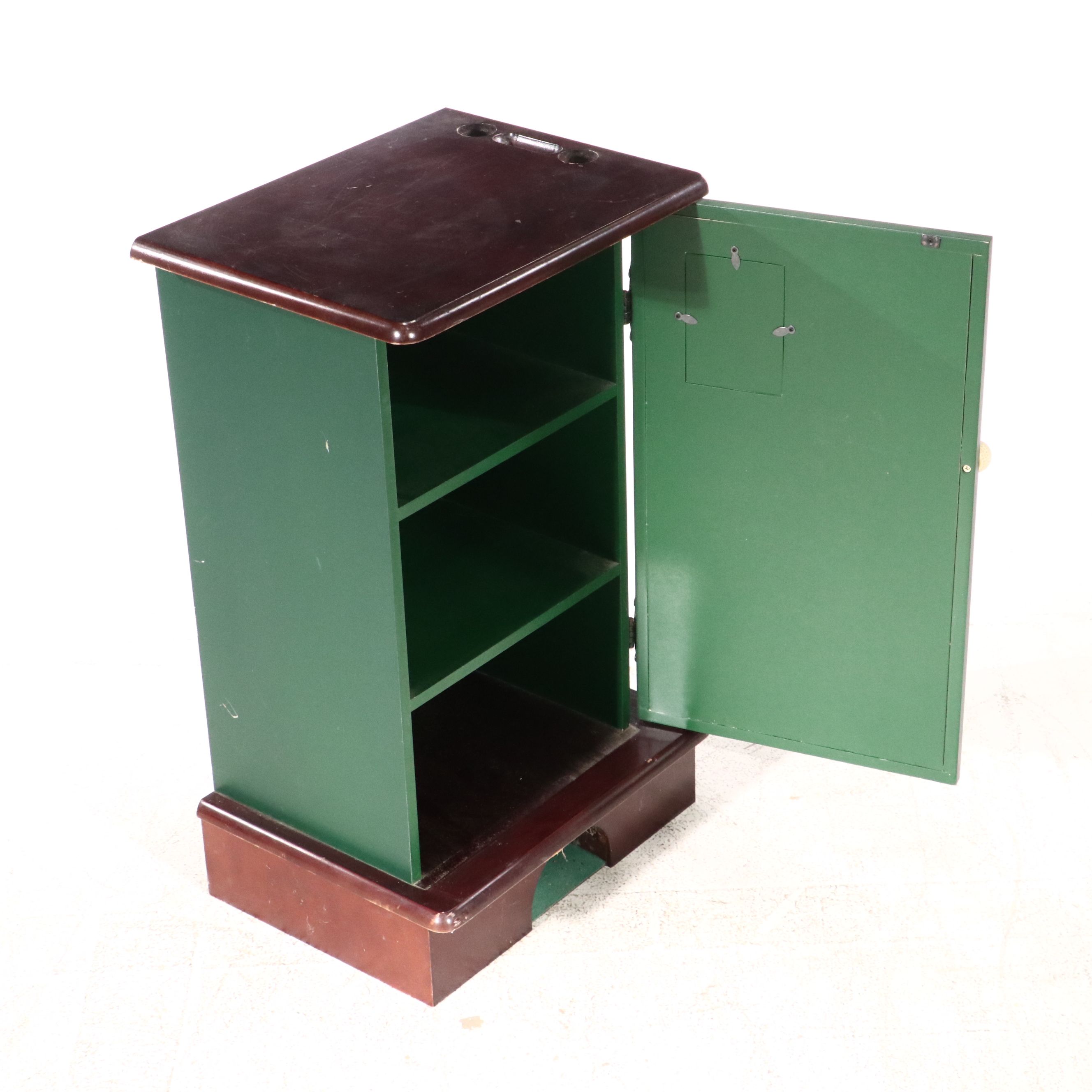 Powell Painted Golf-Themed Cabinet